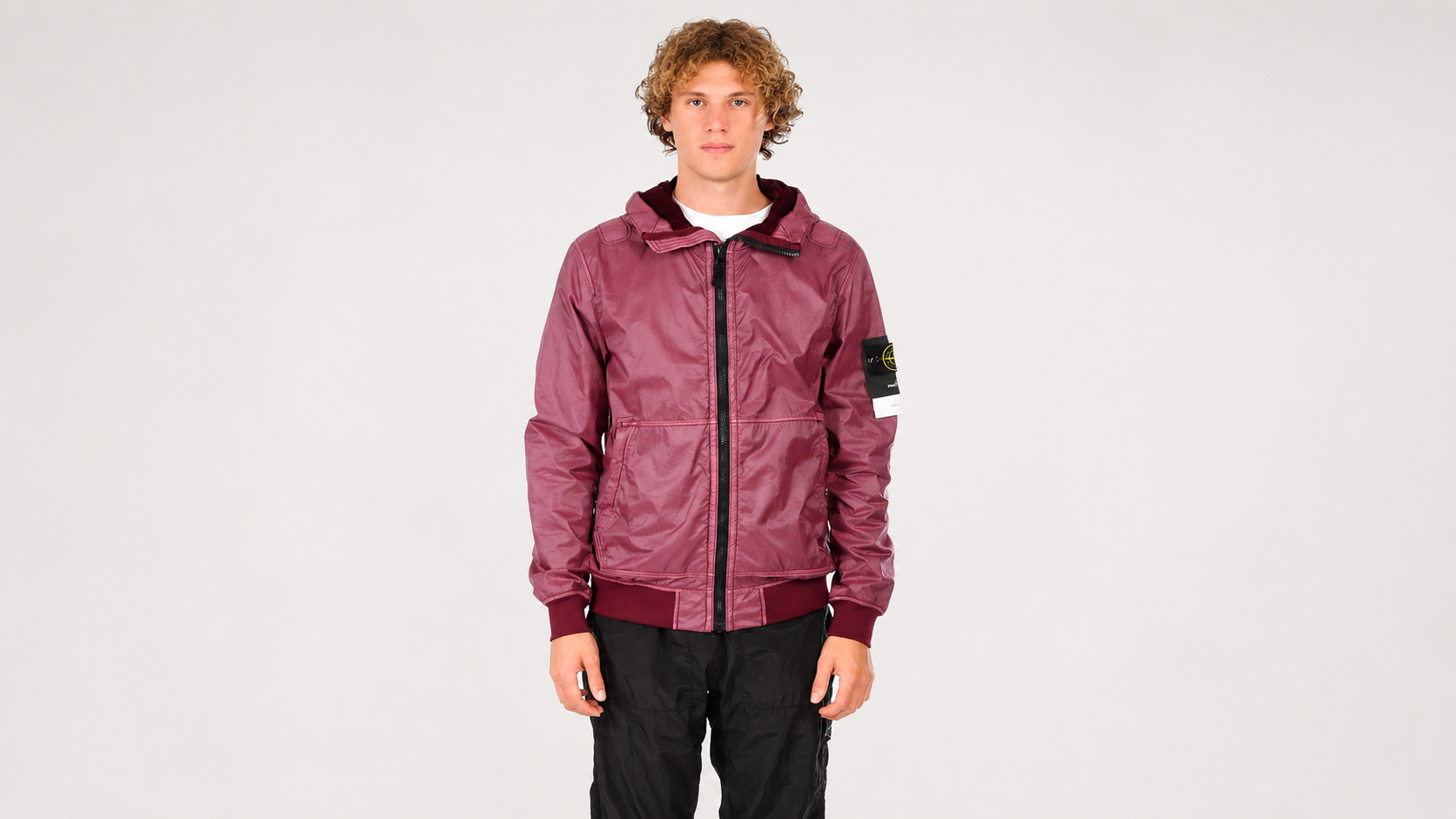 Veste garment dyeing Stone Island