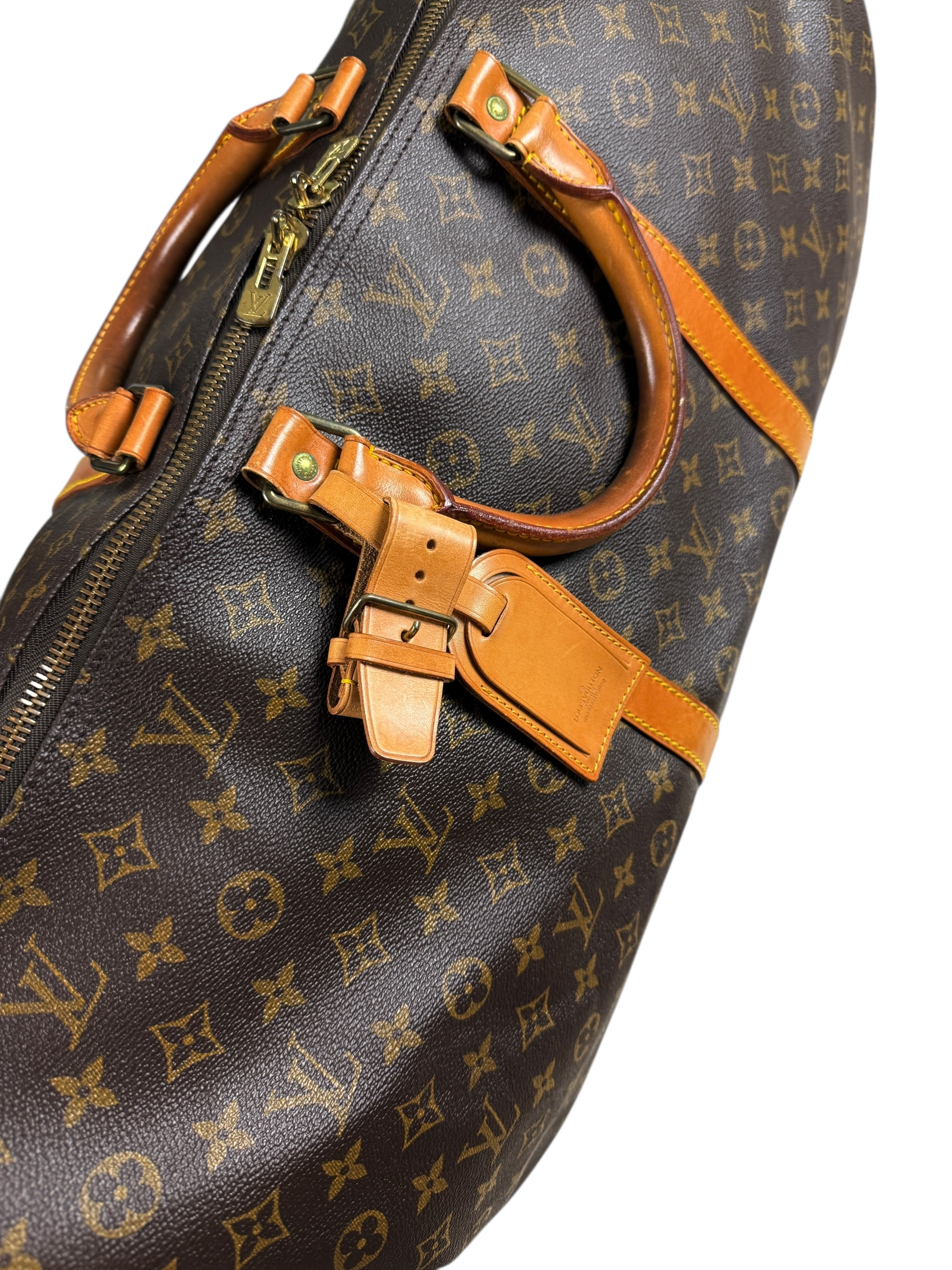 SAC LOUIS VUITTON KEEPAL 60 - TOILE MONOGRAM MARRON - MI874