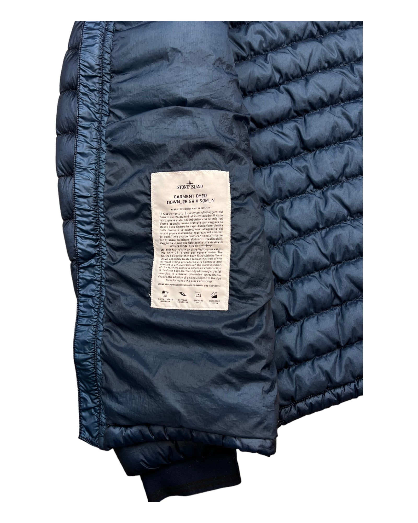 DOUDOUNE STONE ISLAND GARMENT DYED - NB08