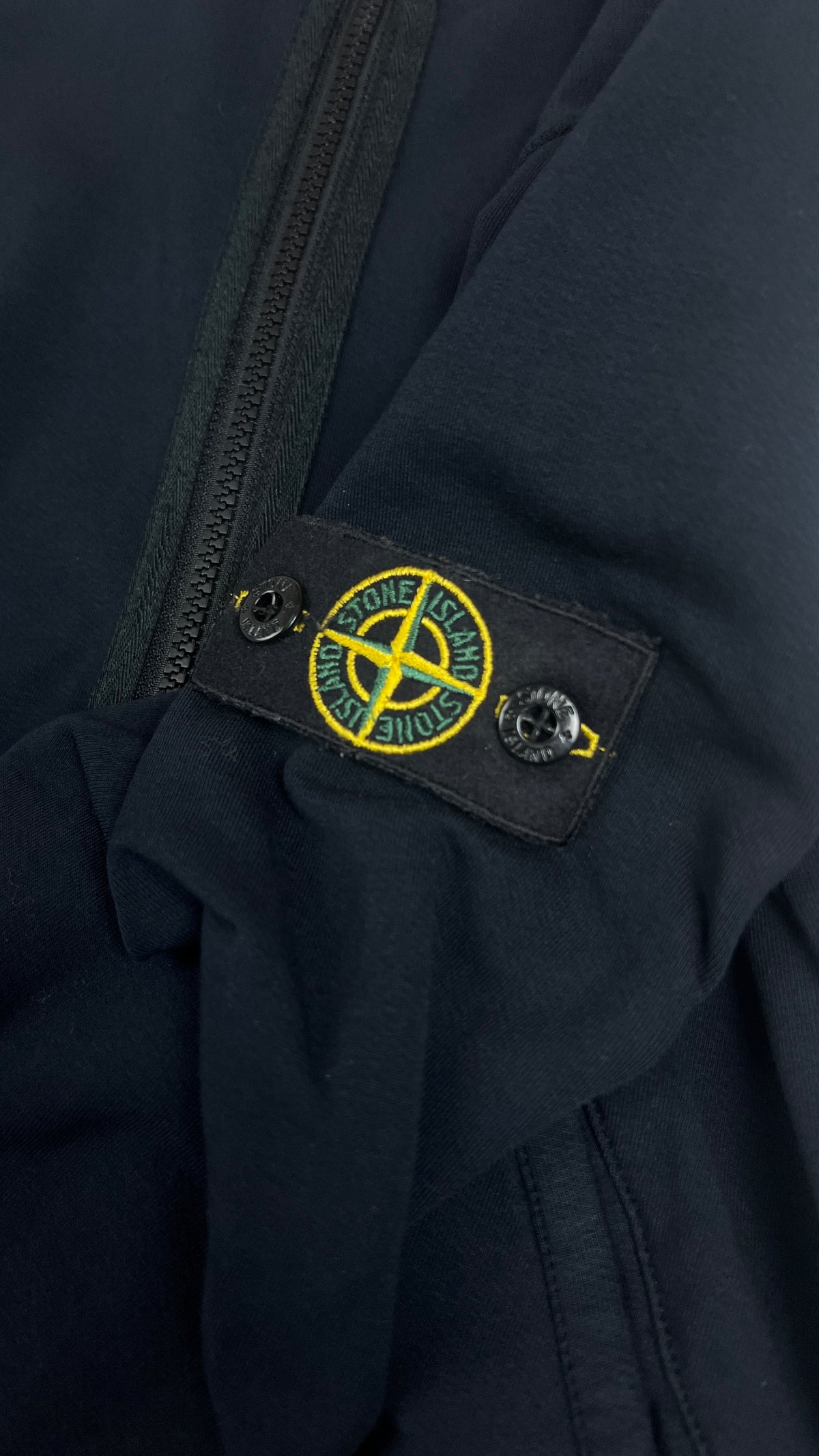 Sweat-shirt Zippé Stone Island Junior, Marine, Taille 14 ans — photographie complémentaire 3