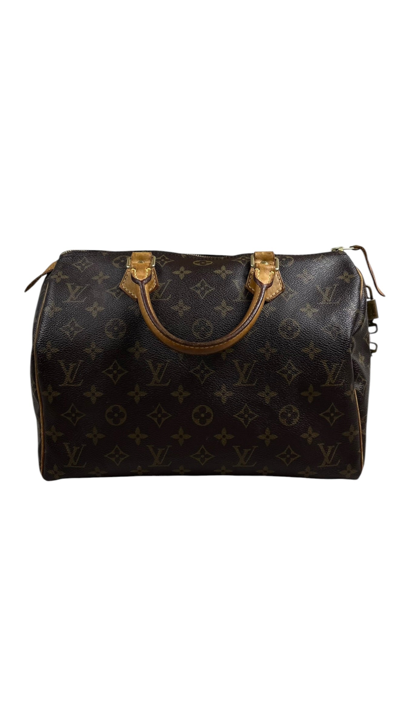 Sac Louis Vuitton Speedy 30 - Toile Monogram - Marron - AA0043