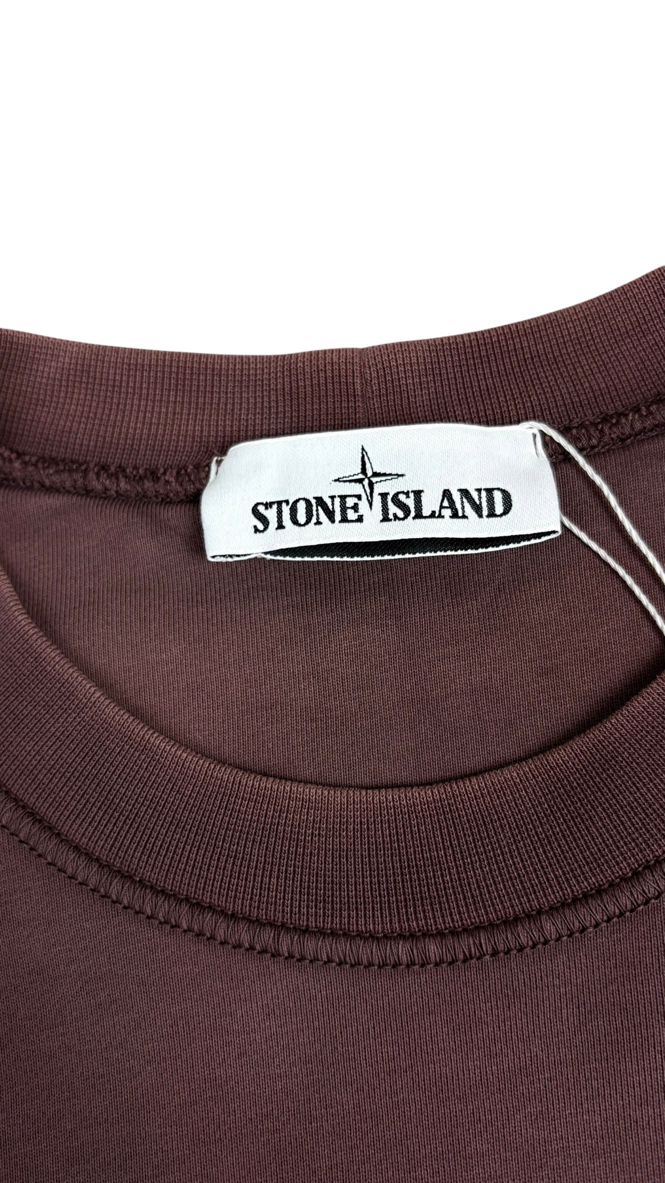 Pull crewneck Stone Island - Bordeaux - Taille M