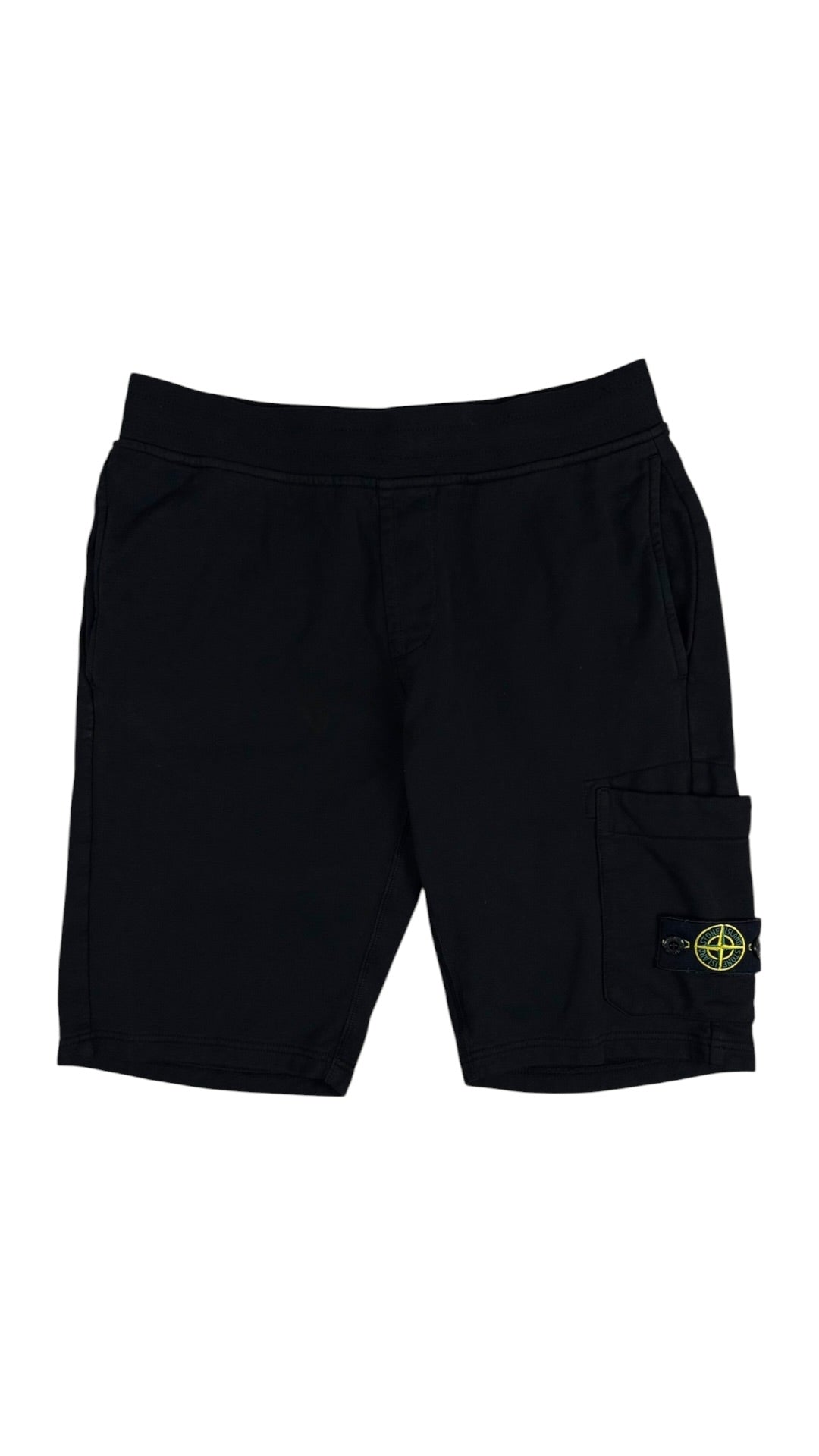 SHORT STONE ISLAND JUNIOR - NOIR - TAILLE 12 ANS
