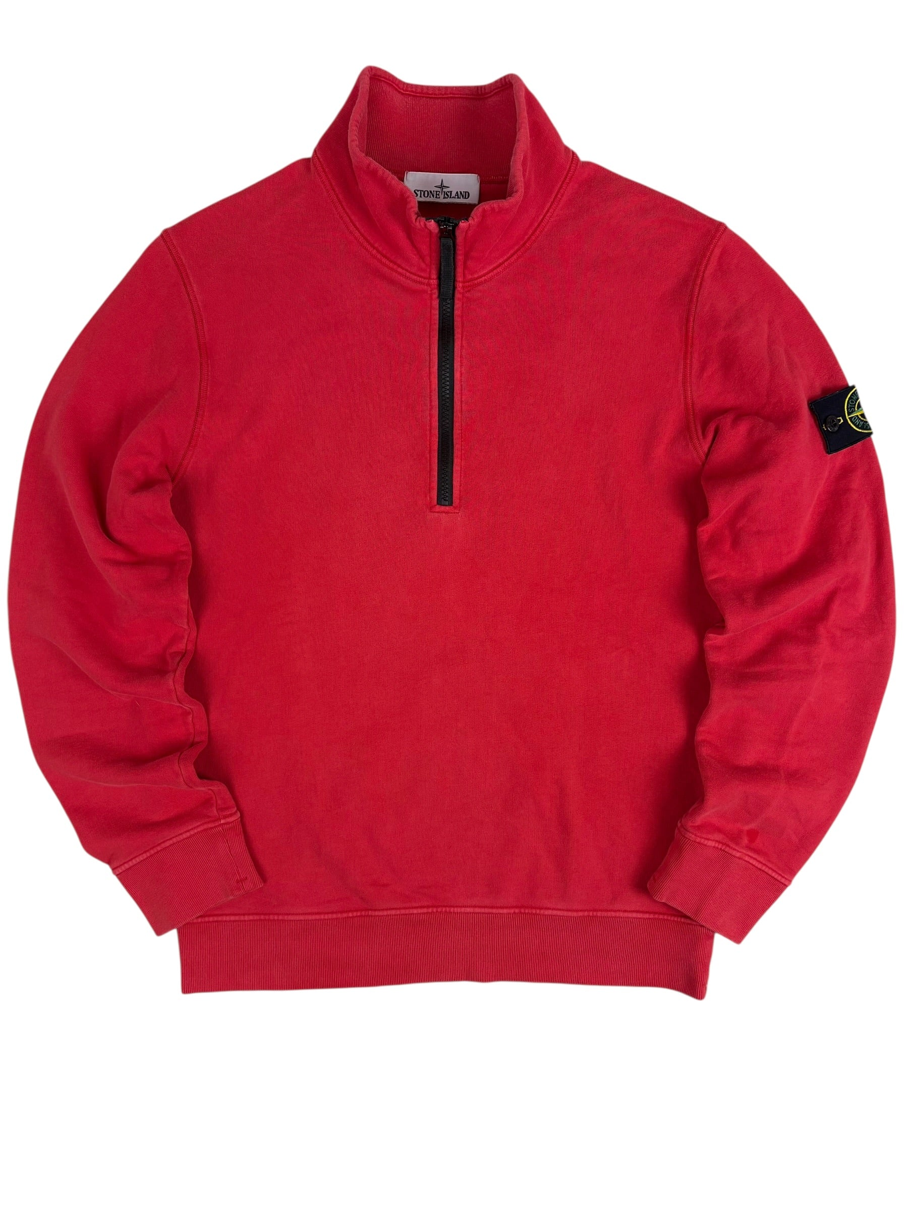 PULL ZIPPÉ STONE ISLAND - ROUGE - TAILLE M