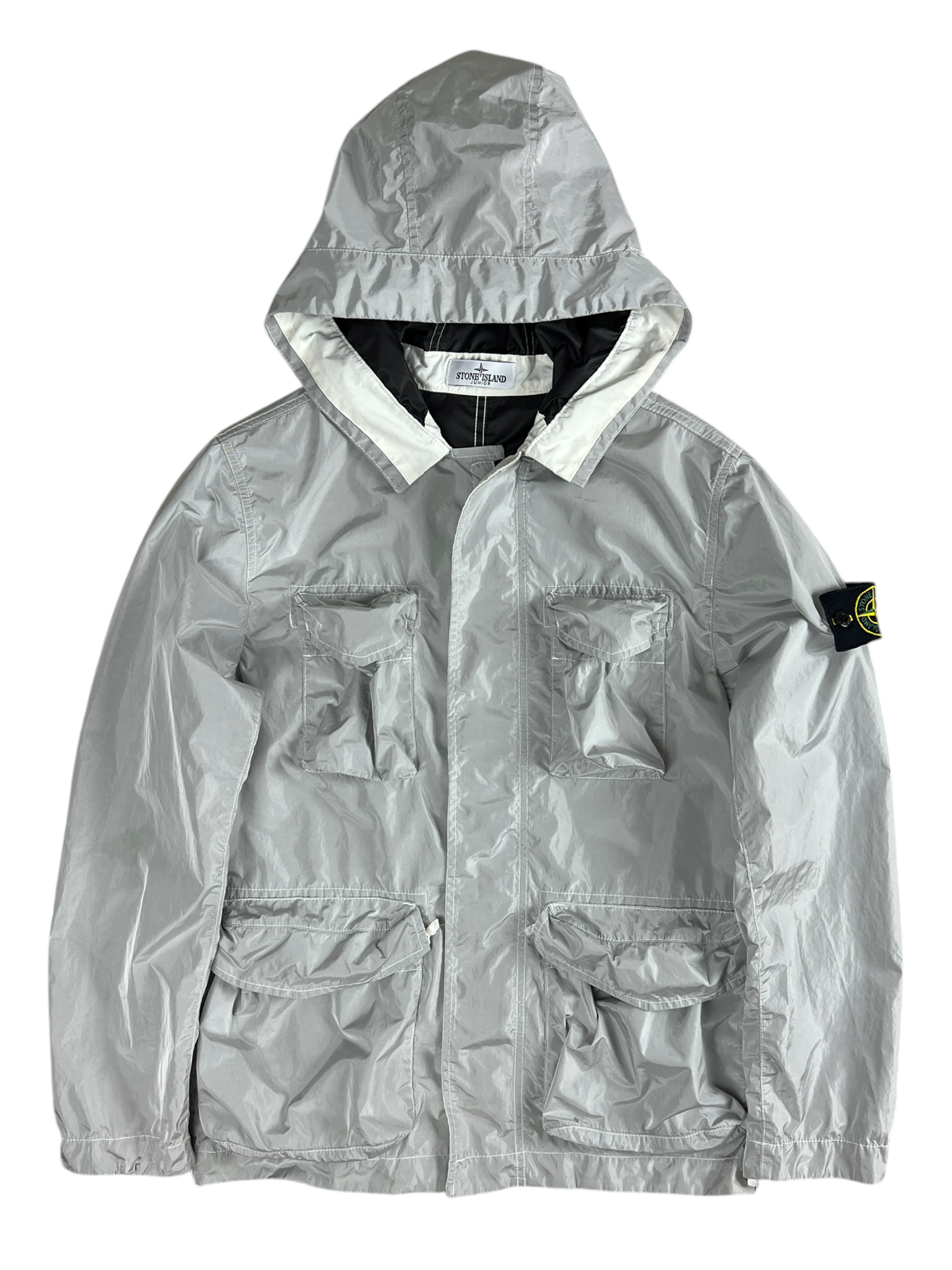 VESTE STONE ISLAND NYLON MÉTAL GRIS - TAILLE XS