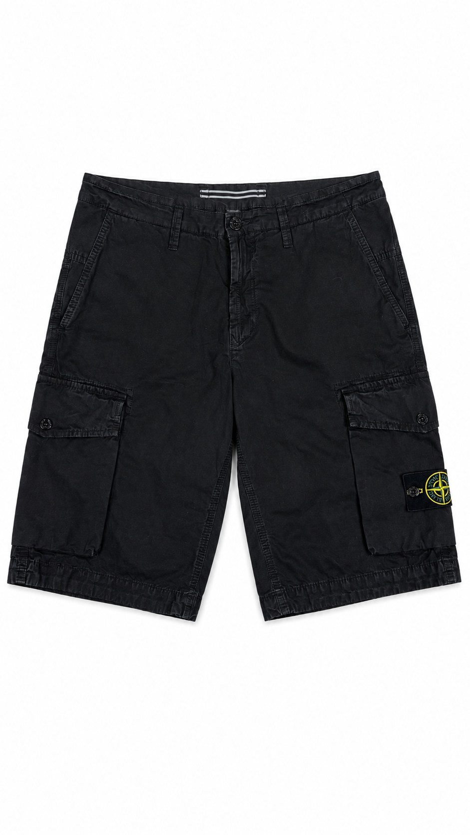 Short Cargo Stone Island noir taille W31 - vue 1/5
