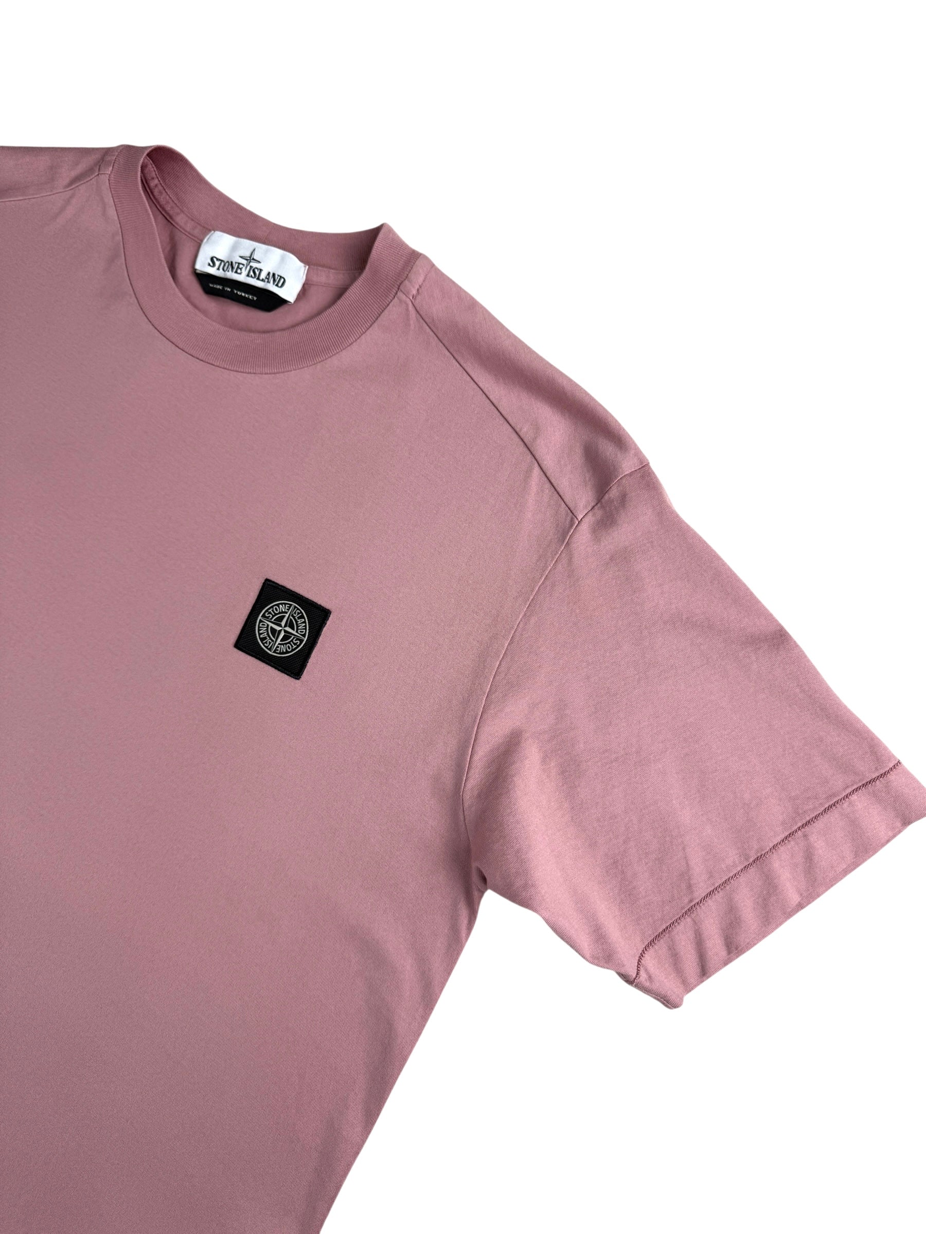 TEE-SHIRT STONE ISLAND - ROSE - TAILLE `S - NEUF