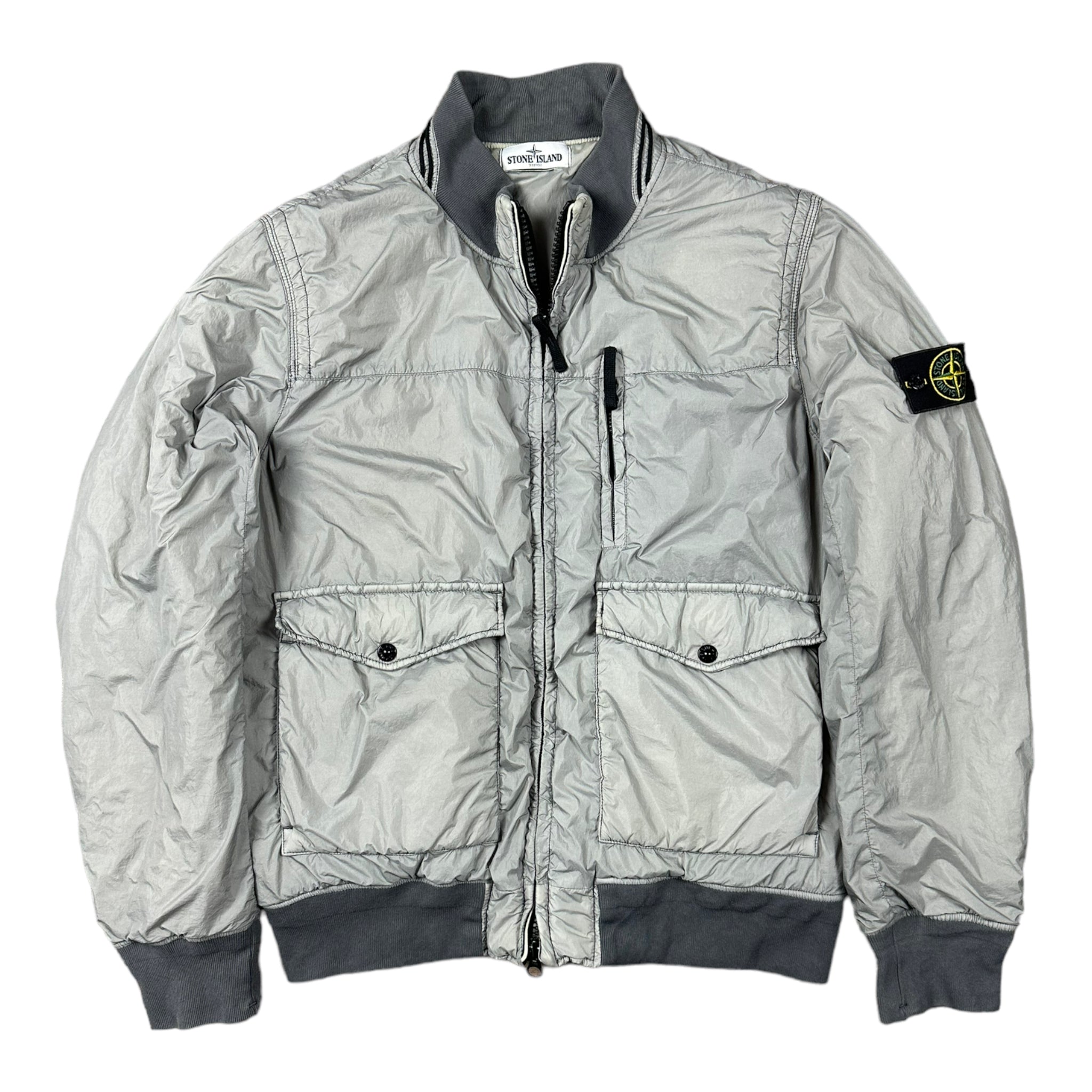 VESTE STONE ISLAND GARMENT DYED NYLON TELA QUILTED - NB08