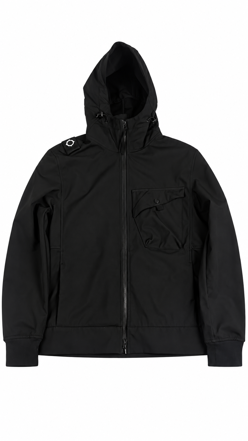 Veste à Capuche Ma.Strum Soft Shell, Noir, Taille S — photographie principale