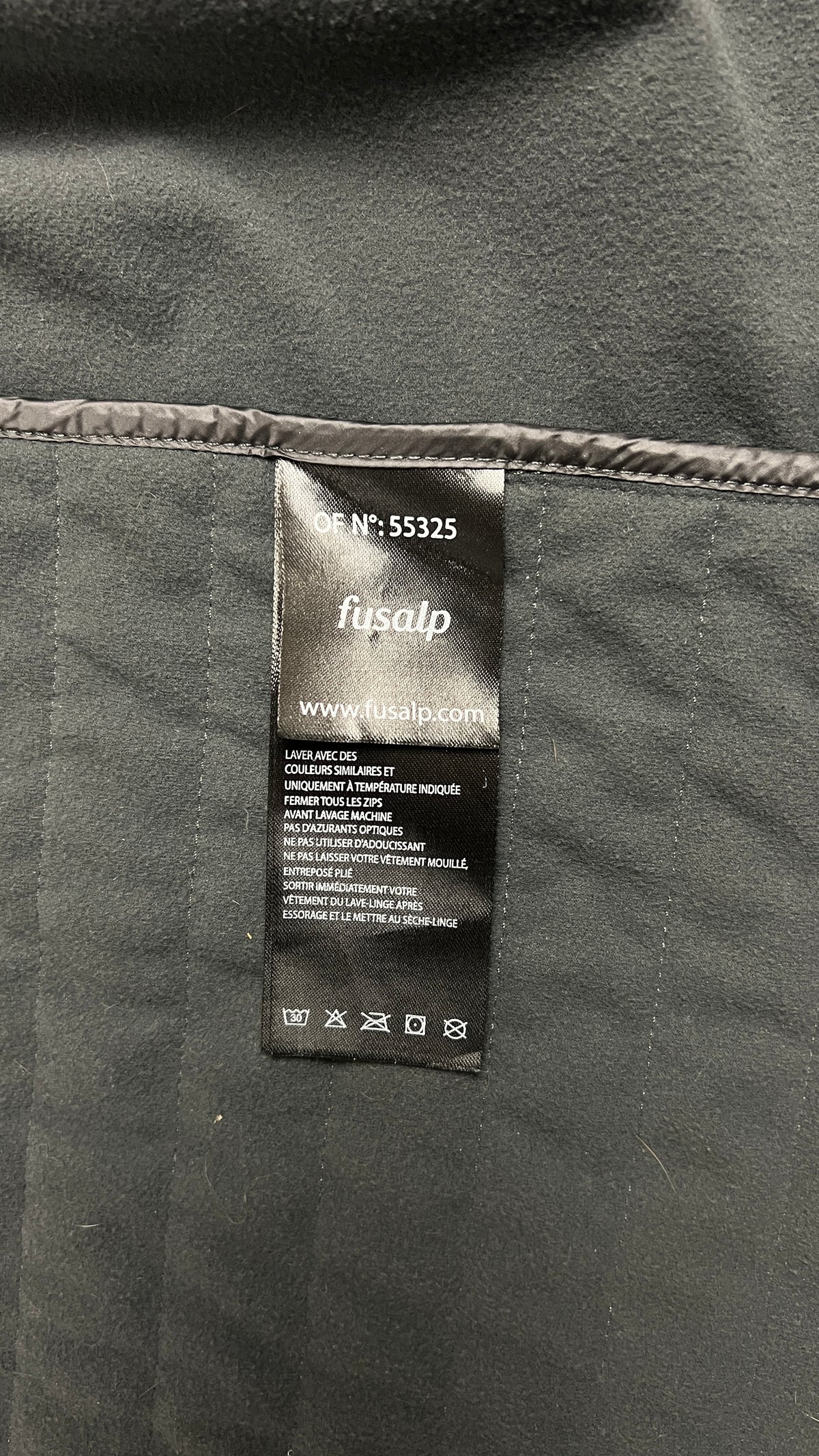 Veste Hybride Fusalp, Gris / Noir, Taille S — photographie complémentaire 5