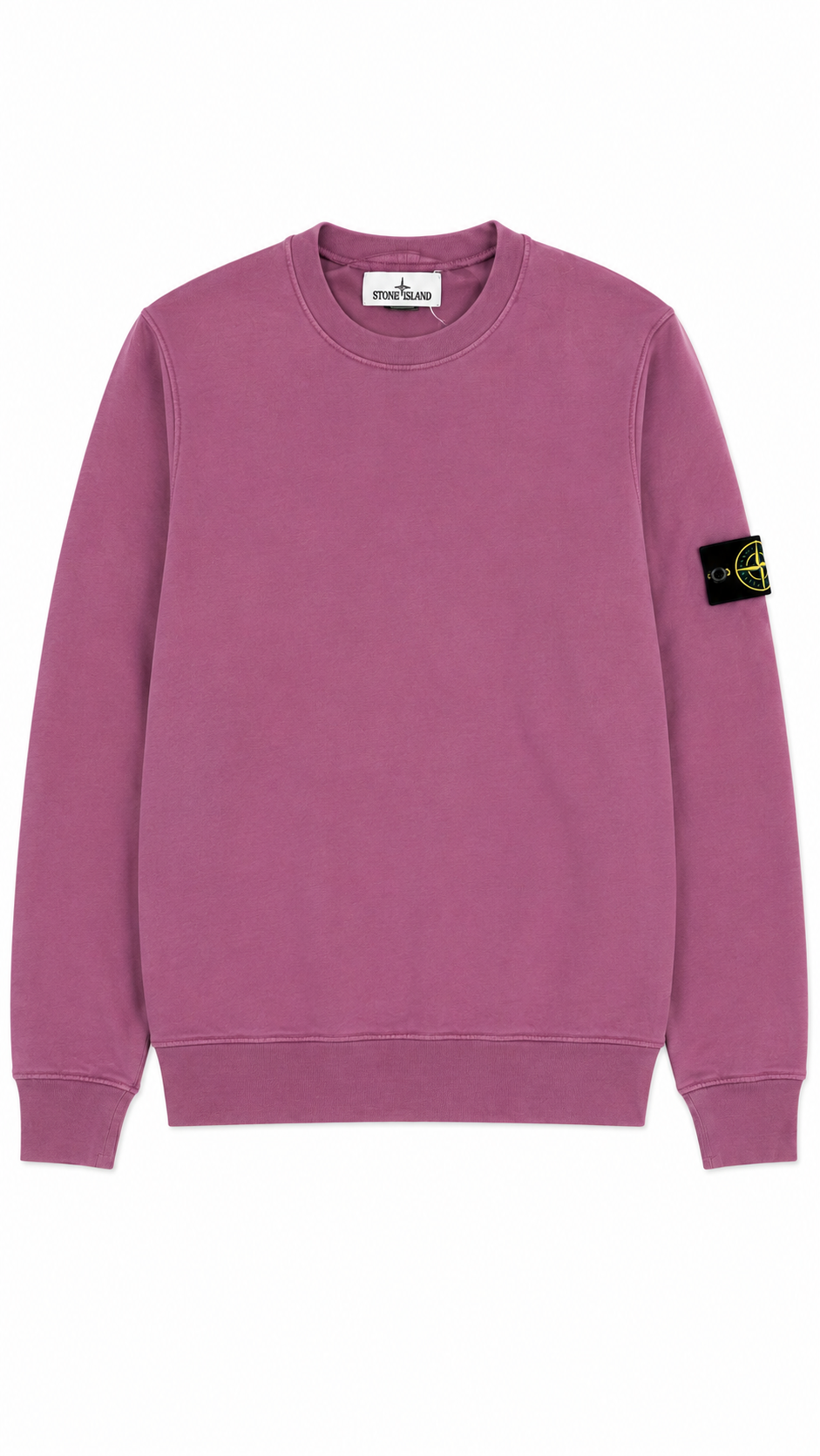 Sweat-shirt Crewneck Stone Island - Rose - Taille S