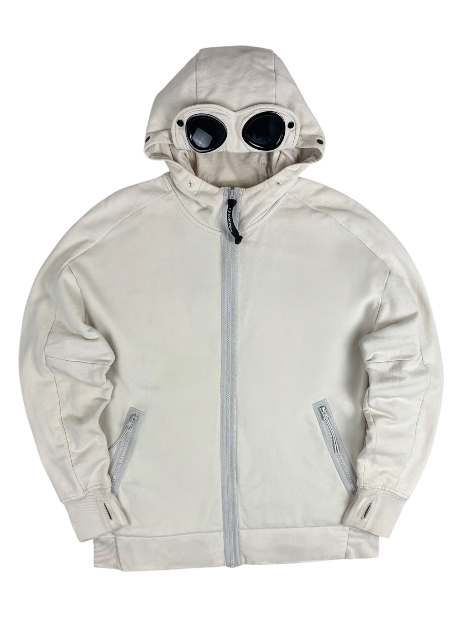 GILET C.P COMPANY GOGGLE JACKET - CRÈME - TAILLE XL