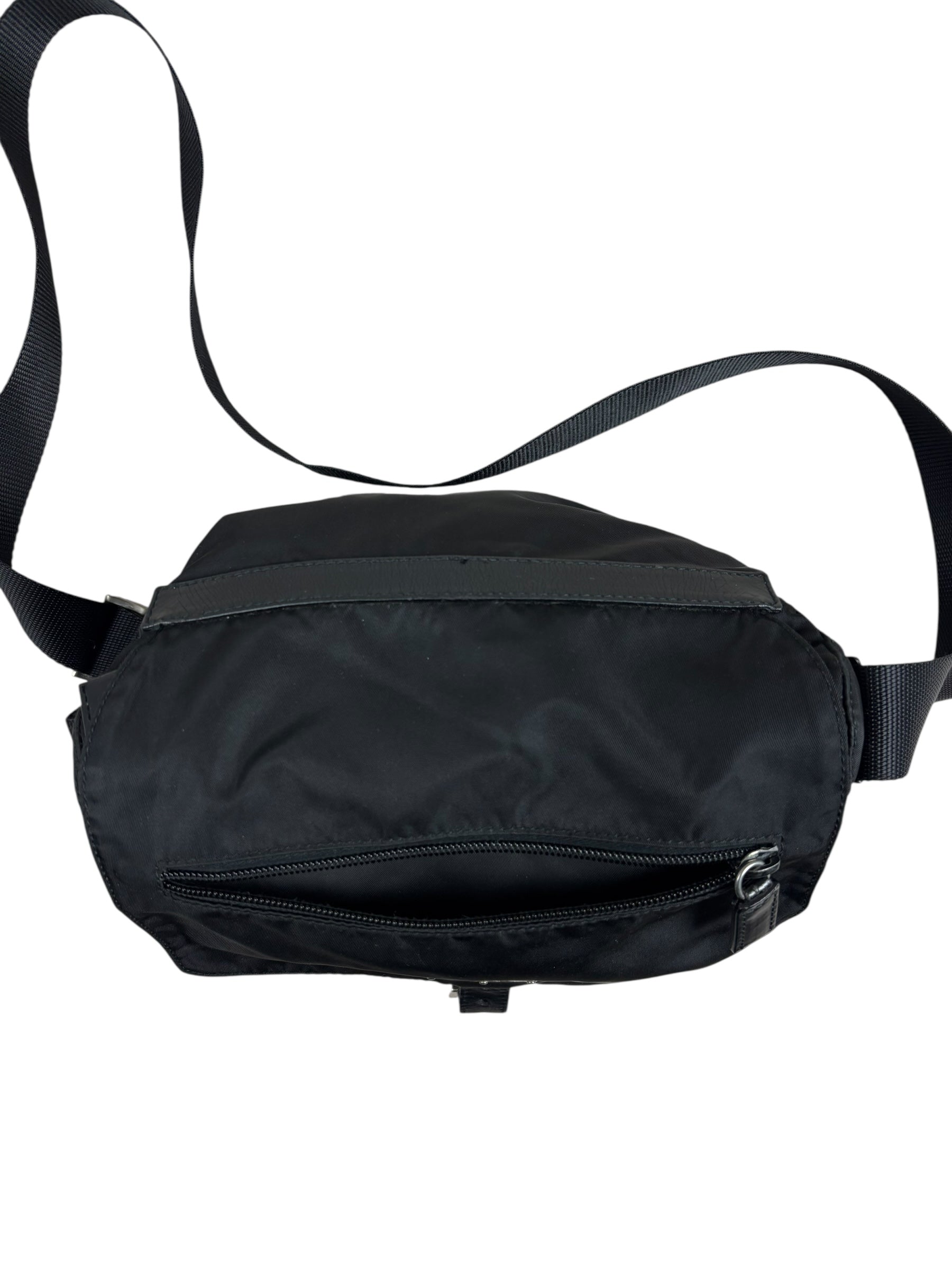 SACOCHE PRADA MESSENGER NYLON - NOIR - TAILLE UNI