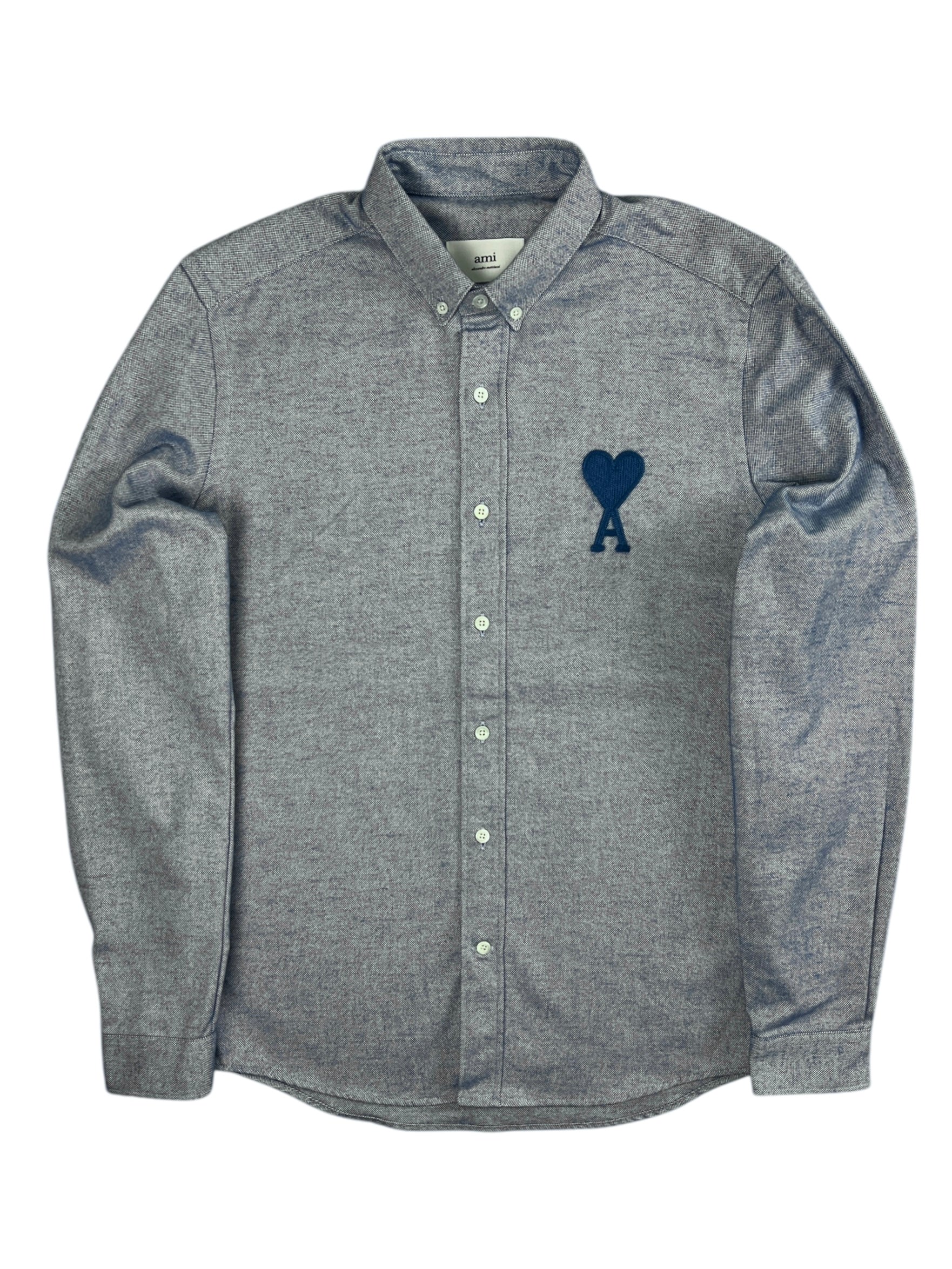 CHEMISE AMI PARIS MARINE - NEUF