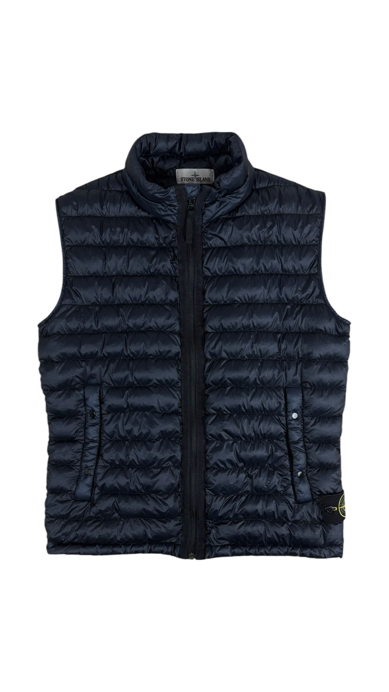 GILET STONE ISLAND GARMENT DYED - MARINE - TAILLE M
