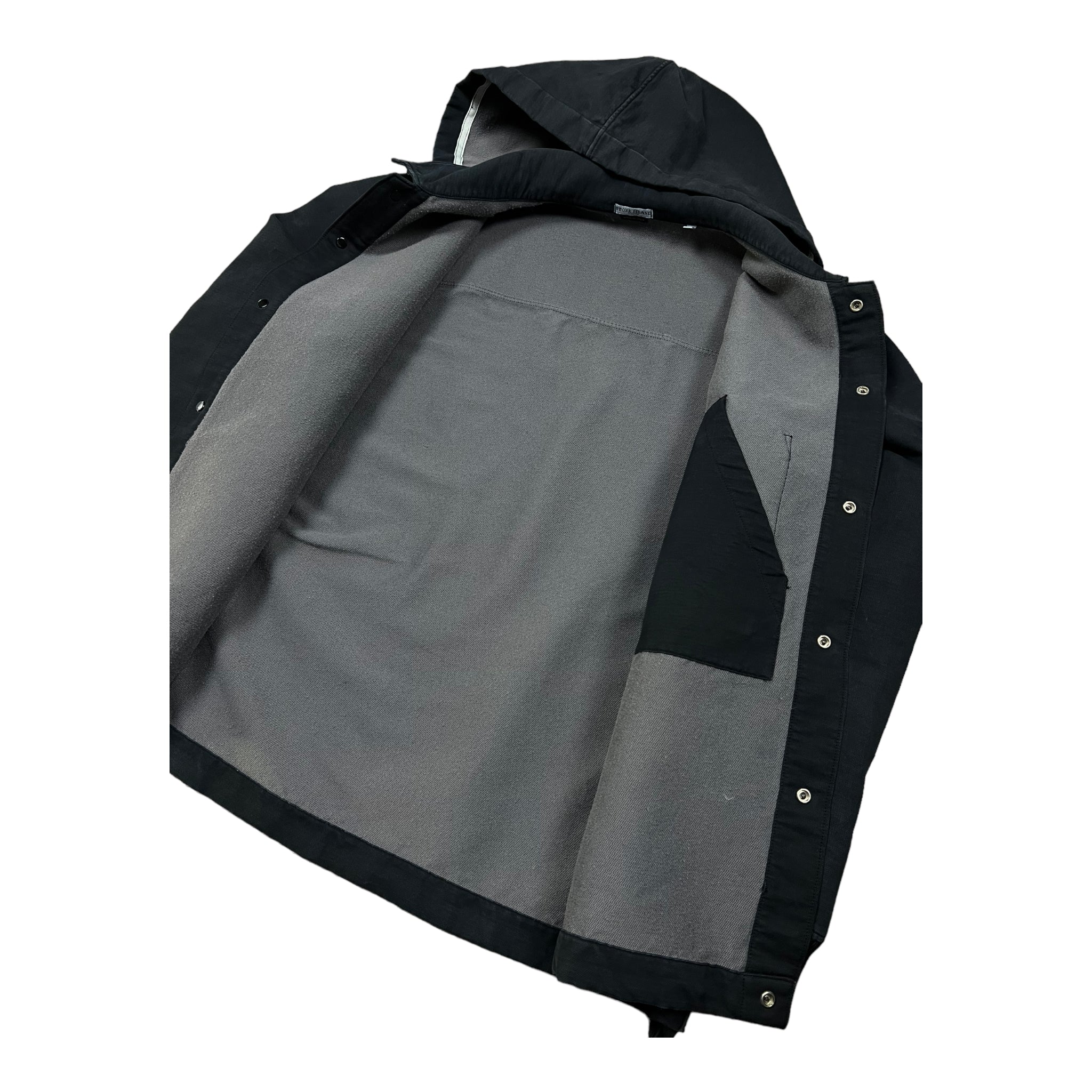 SURCHEMISE À CAPUCHE STONE ISLAND GARMENT DYED VINTAGE - NB08