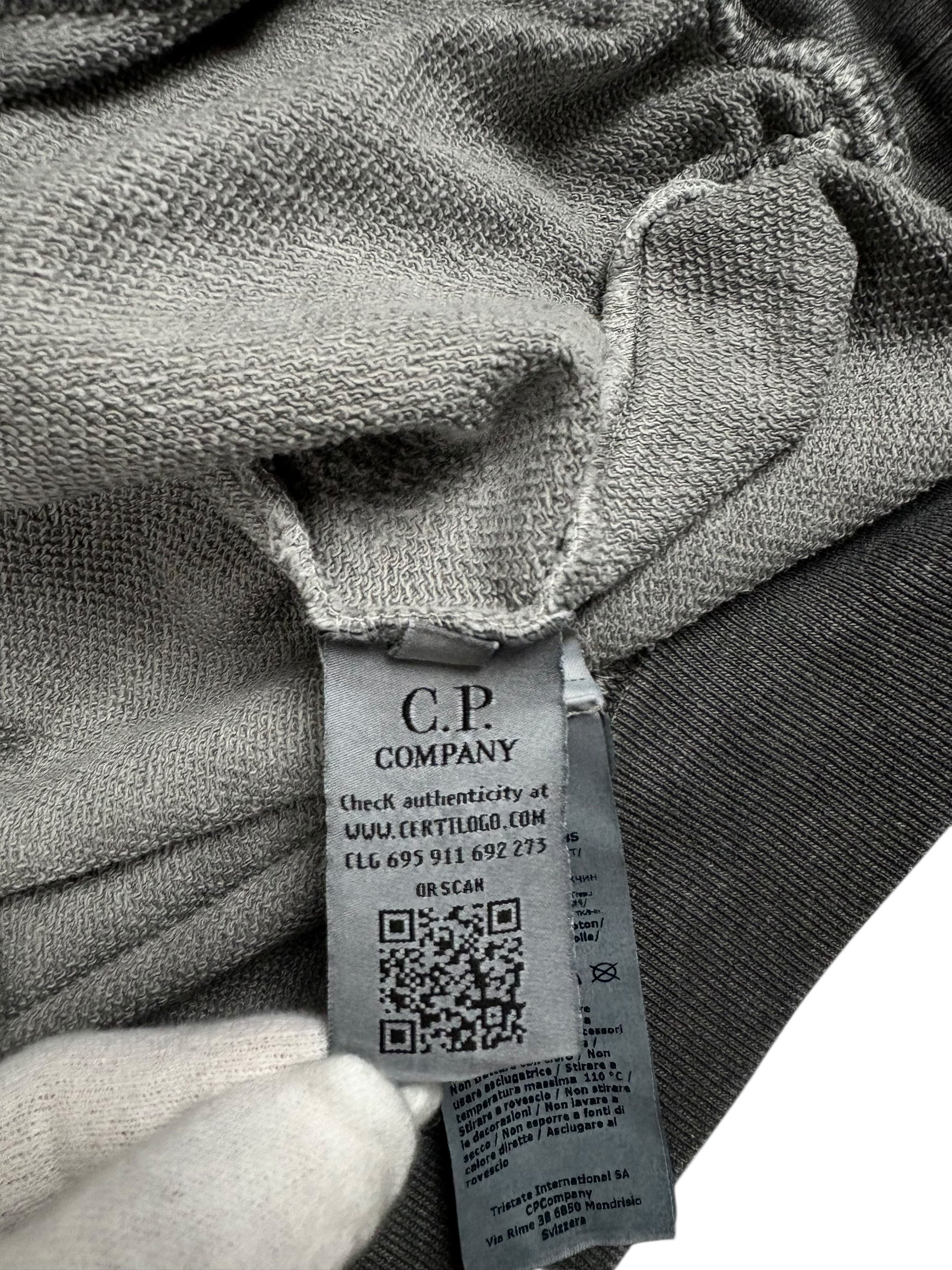 CREWNECK C.P COMPANY INTERNALLY COLOURED ENVELOPE - GRIS - TAILLE L