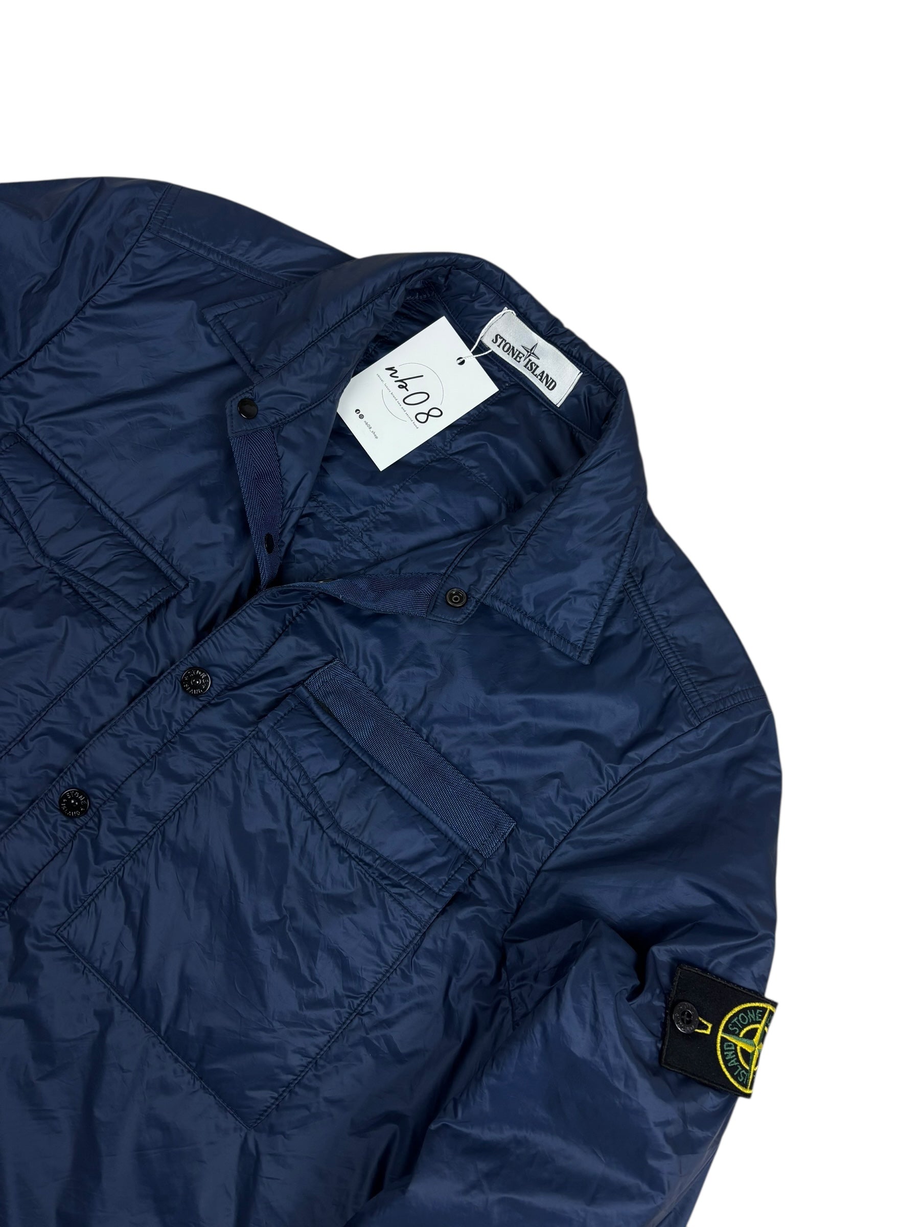 VESTE STONE ISLAND MICRO RIP STOP PRIMALOFT - MARINE - TAILLE L