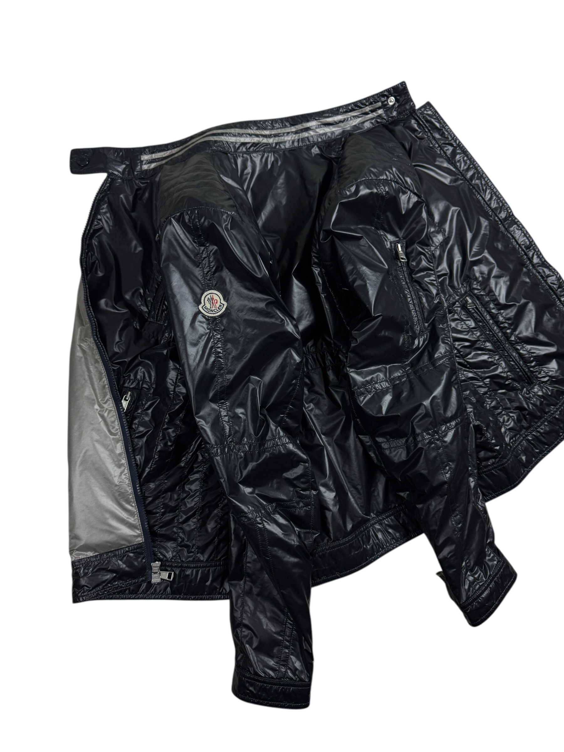 VESTE MONCLER POIVRE - NOIR - TAILLE 4