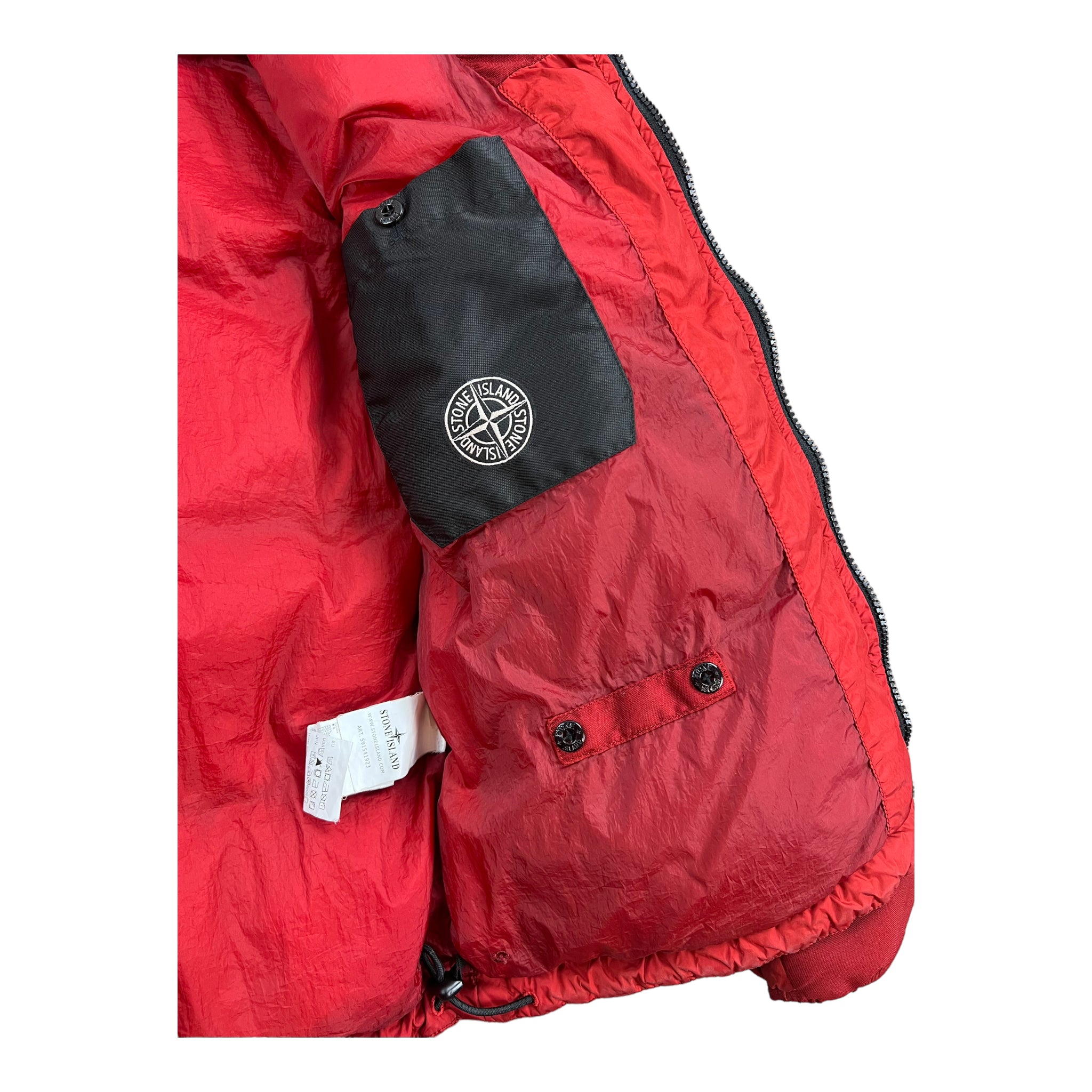 DOUDOUNE STONE ISLAND GARMENT DYED CRINKLE REPS NY DOWN - NB08