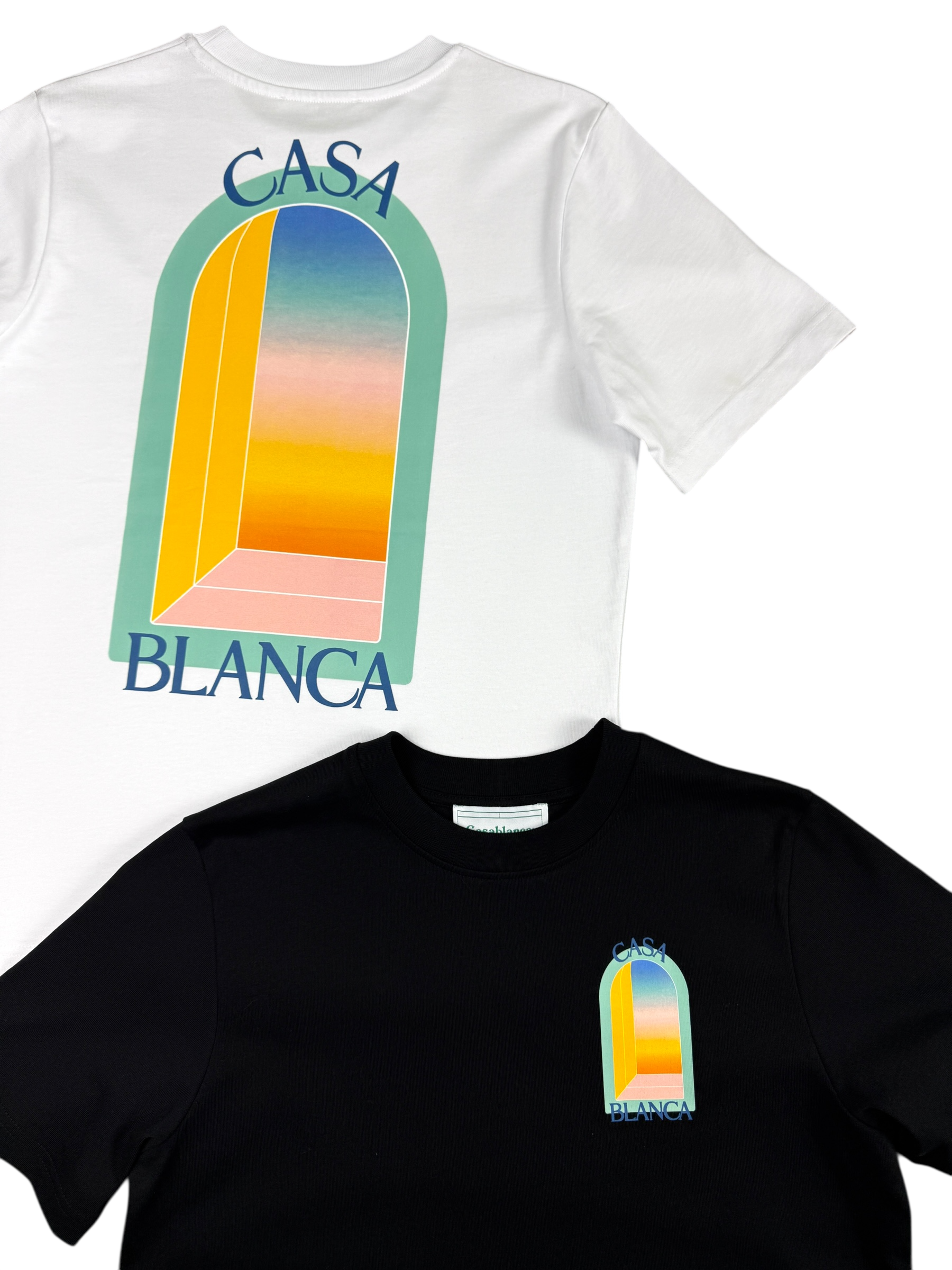 TEE-SHIRT CASABLANCA NOIR - NEUF
