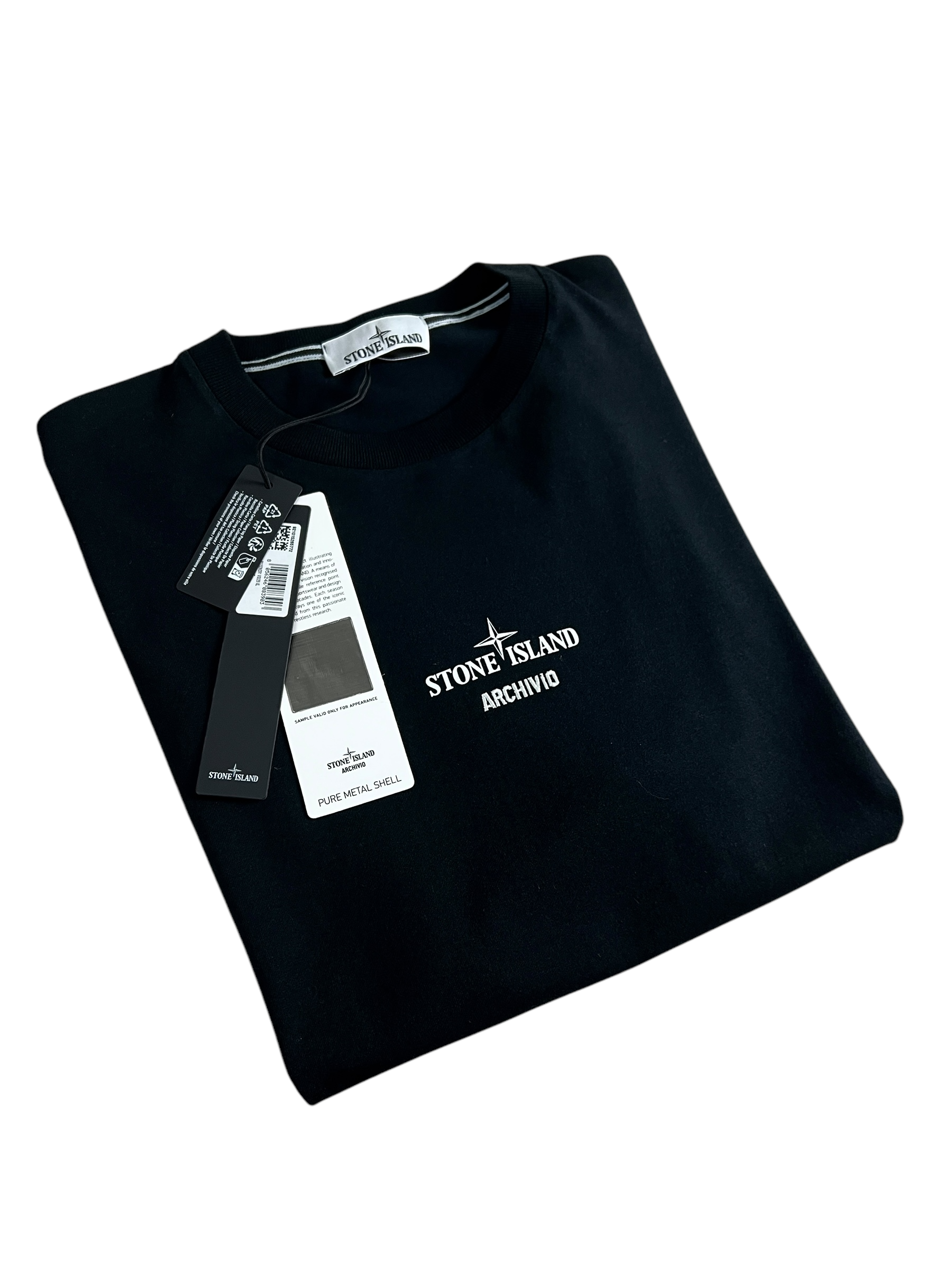 TEE-SHIRT STONE ISLAND ARCHIVIO NOIR - TAILLE XL - NEUF