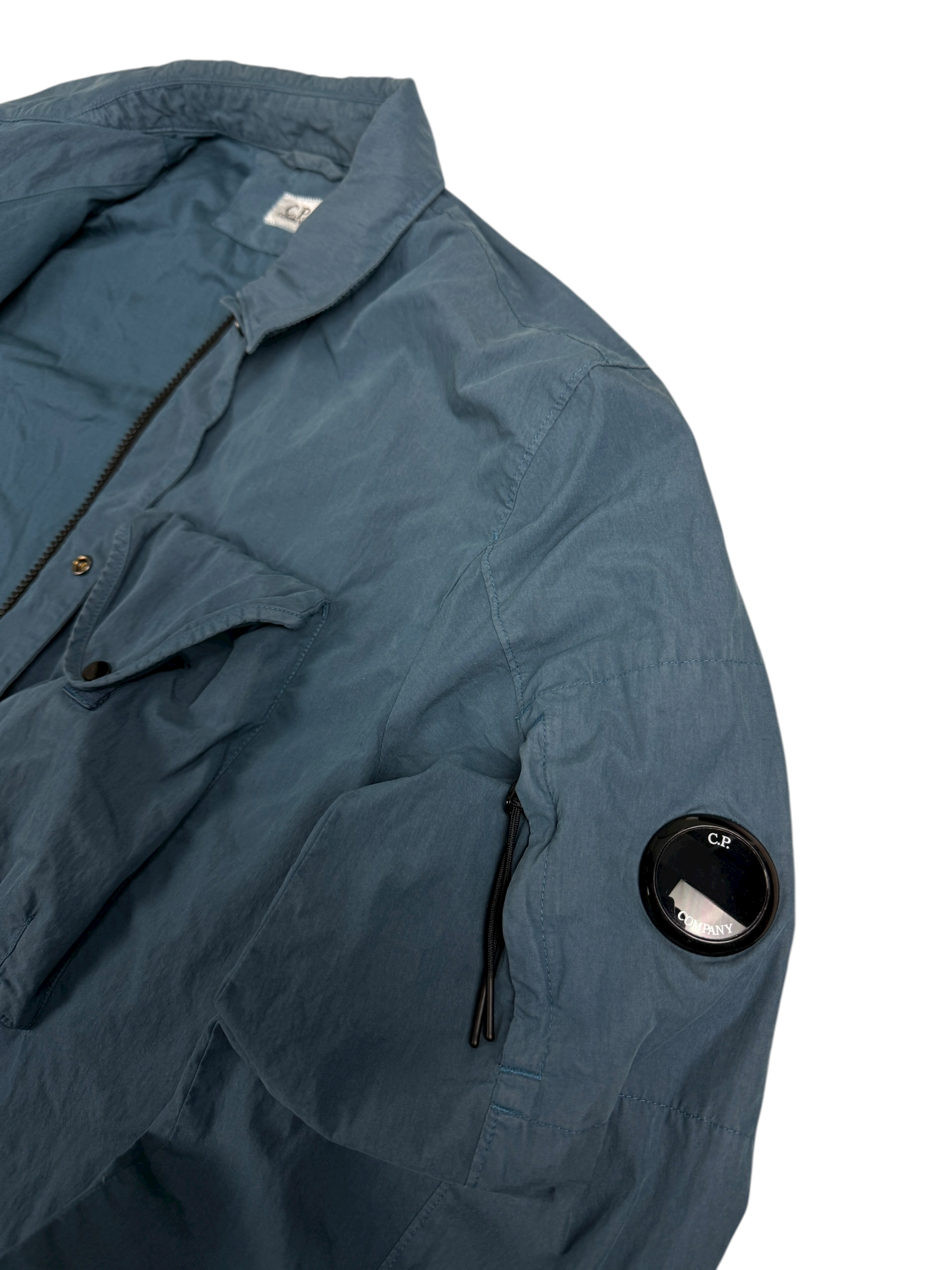 VESTE C.P COMPANY 50 FILI GARMENT DYEING - BLEU - TAILLE L