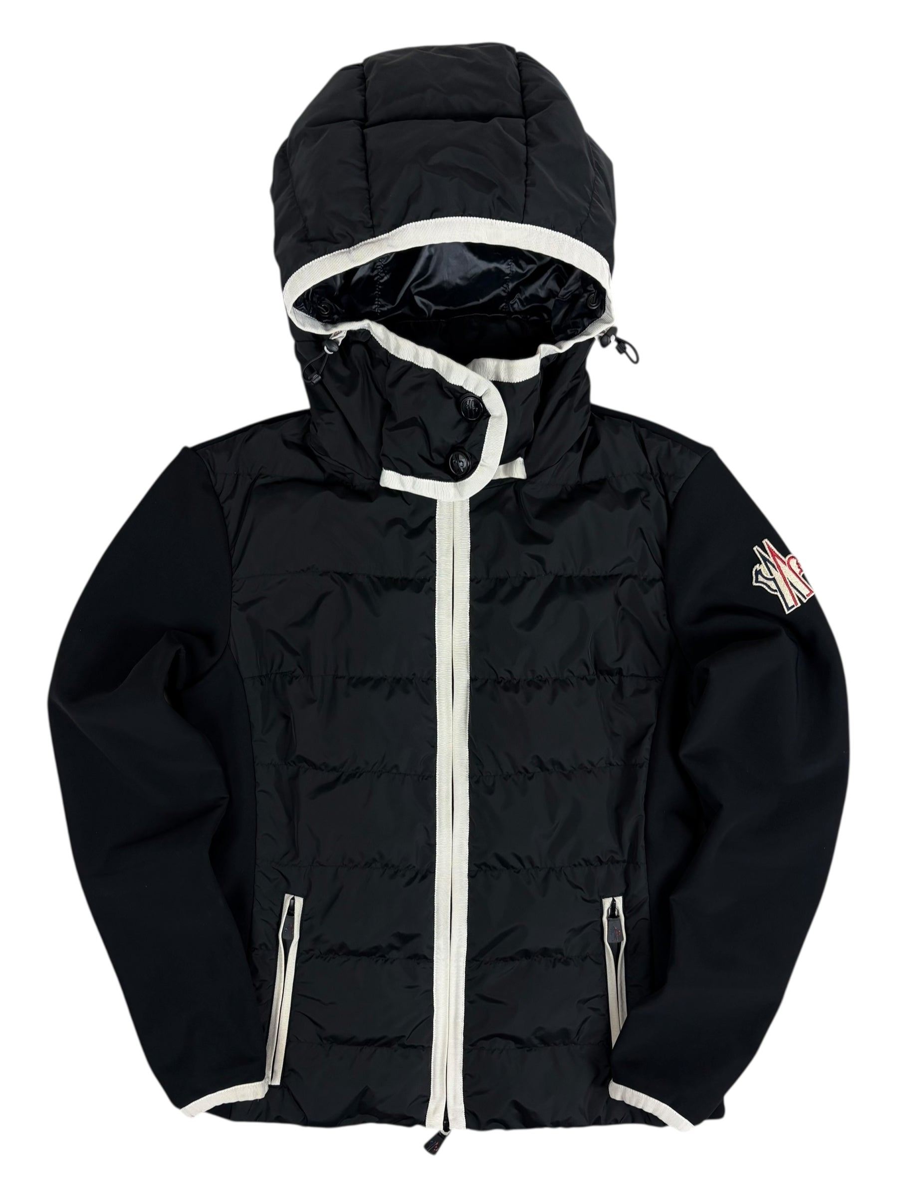 CARDIGAN MONCLER GRENOBLE FEMME - NOIR - TAILLE L