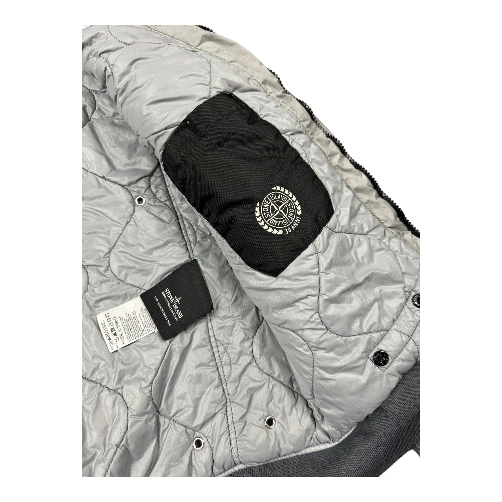 VESTE STONE ISLAND GARMENT DYED NYLON TELA QUILTED - NB08