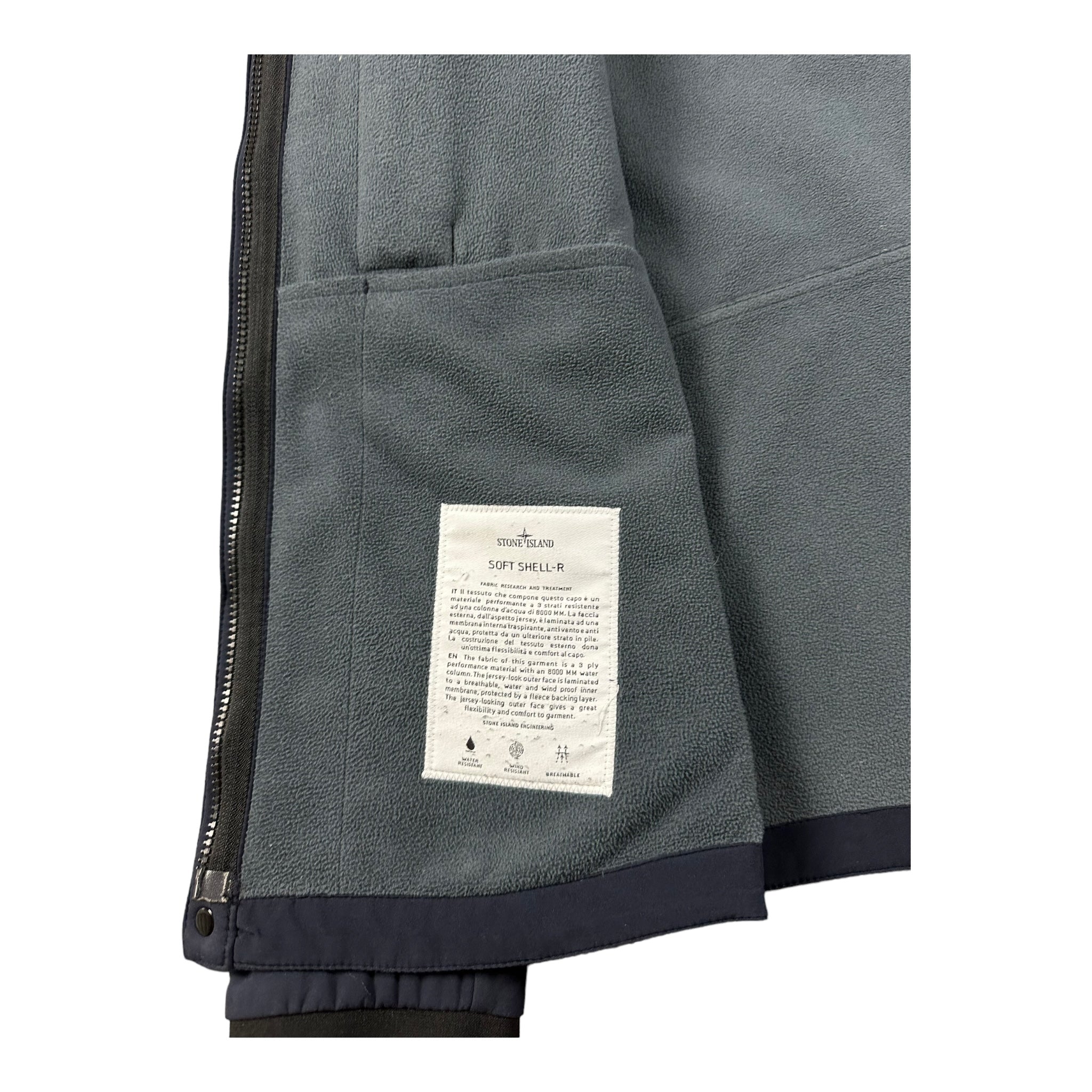 VESTE À CAPUCHE STONE ISLAND SOFT SHELL-R - NB08