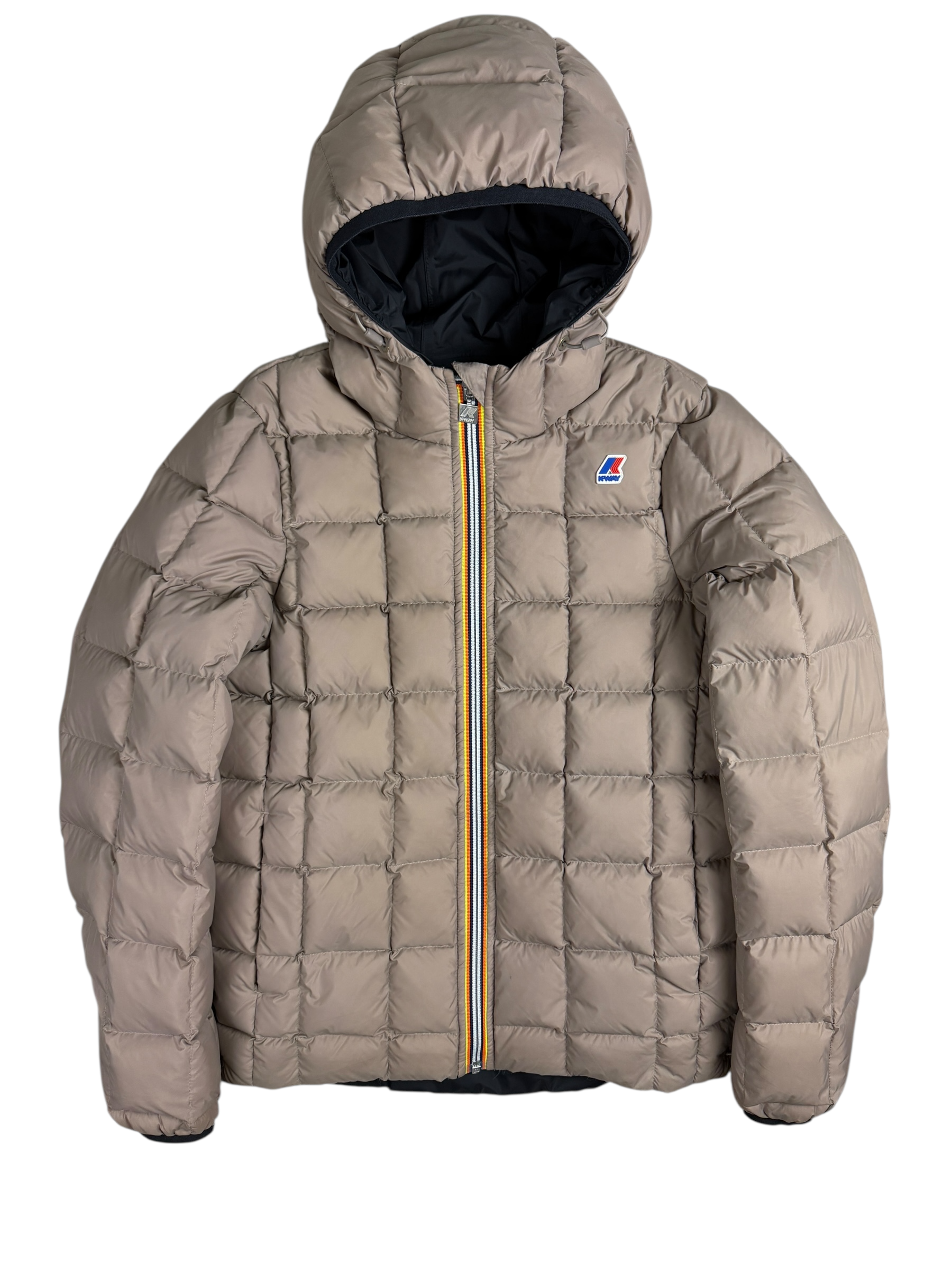 DOUDOUNE REVERSIBLE K-WAY - NOIR / MARRON - TAILLE M