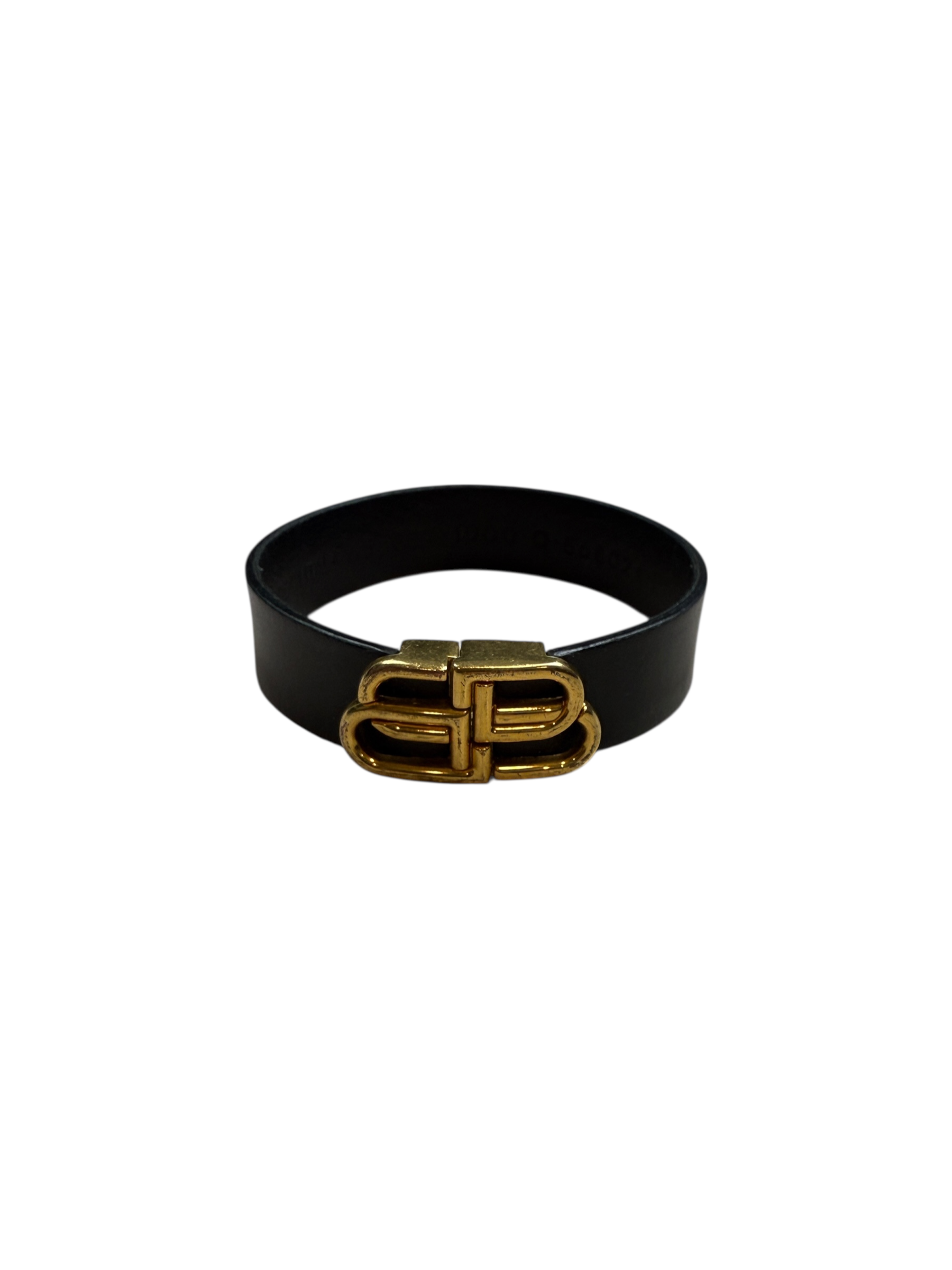 BRACELET BALENCIAGA - NOIR / OR