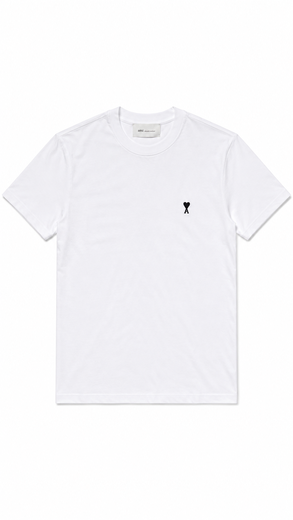 T-shirt Ami de Coeur Ami Paris - Blanc Cœur Noir - Neuf