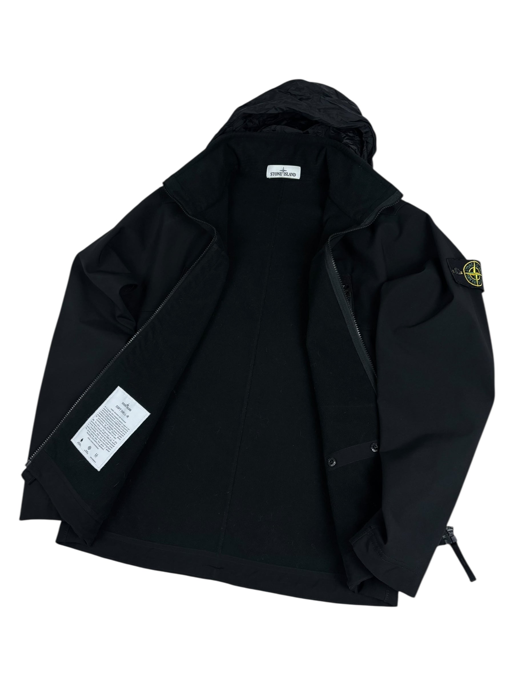 VESTE STONE ISLAND SOFT SHELL-R - NOIR - TAILLE L