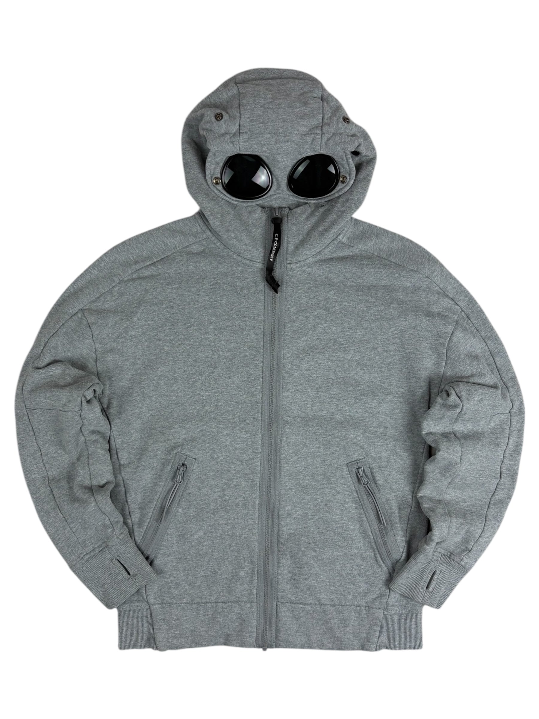 GILET C.P COMAPNY GOGGLE JACKET - GRIS - TAILLE S