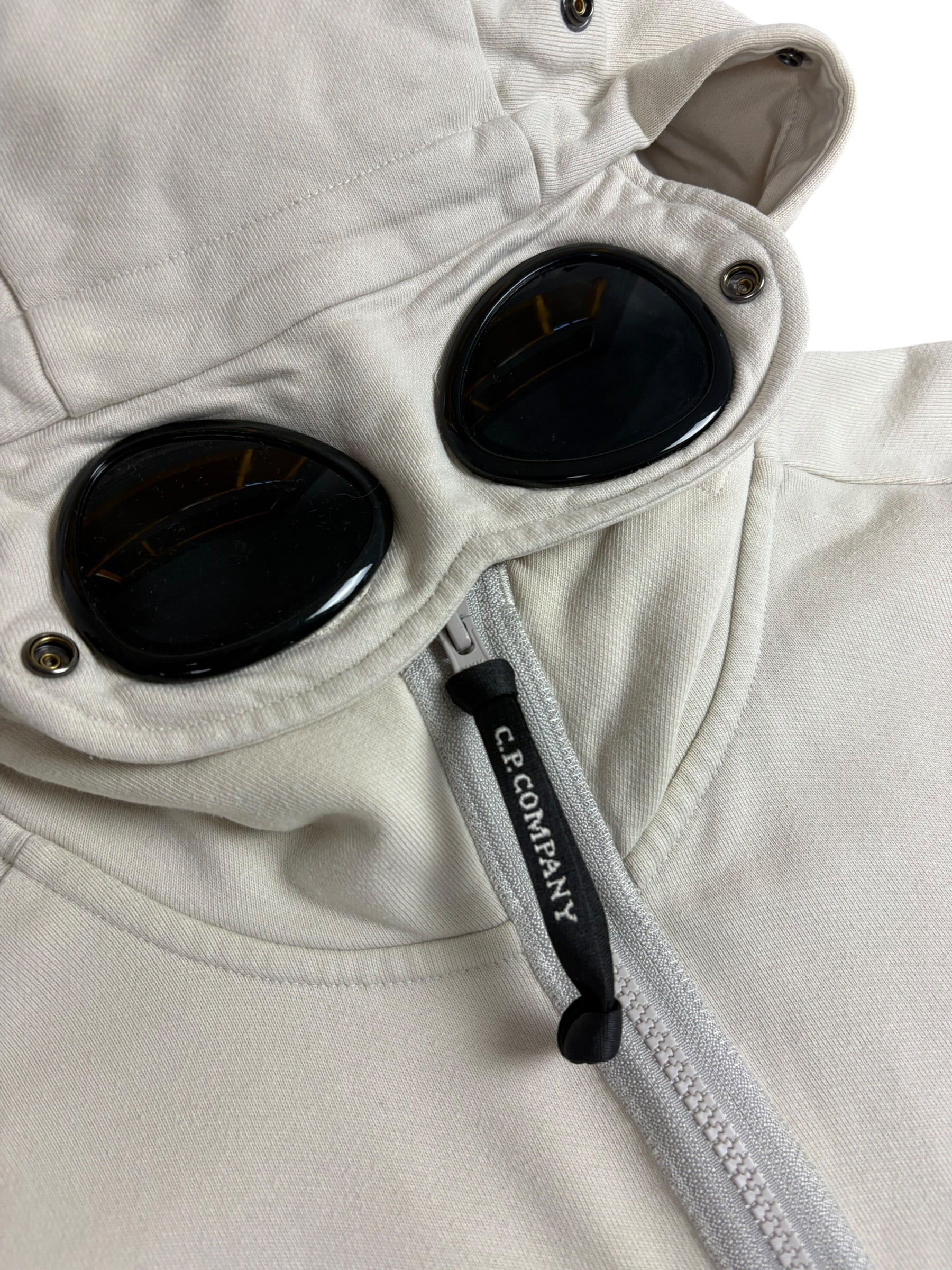 GILET C.P COMPANY GOGGLE JACKET - CRÈME - TAILLE XL