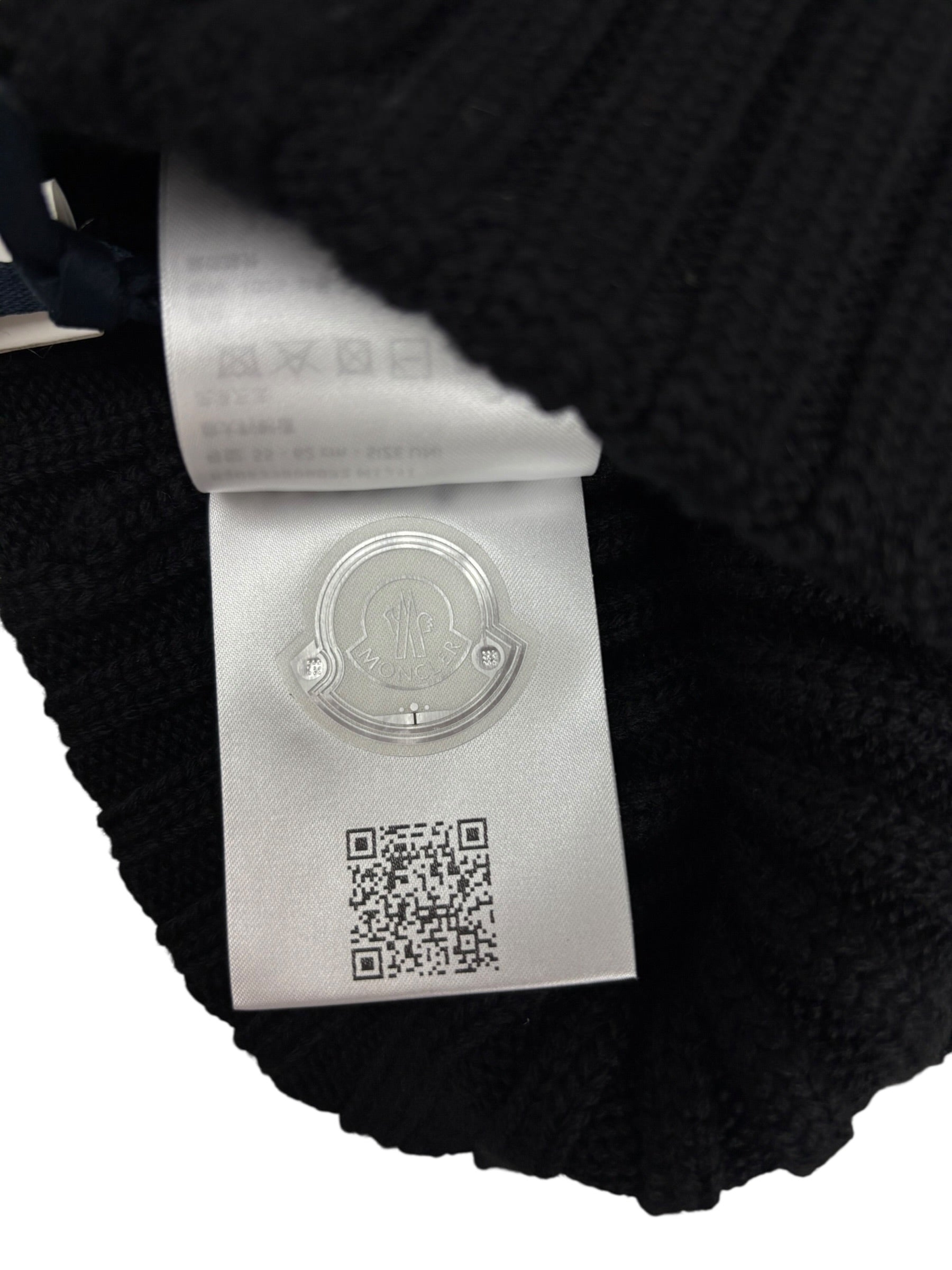 BONNET MONCLER - NOIR - TAILLE UNI - NEUF