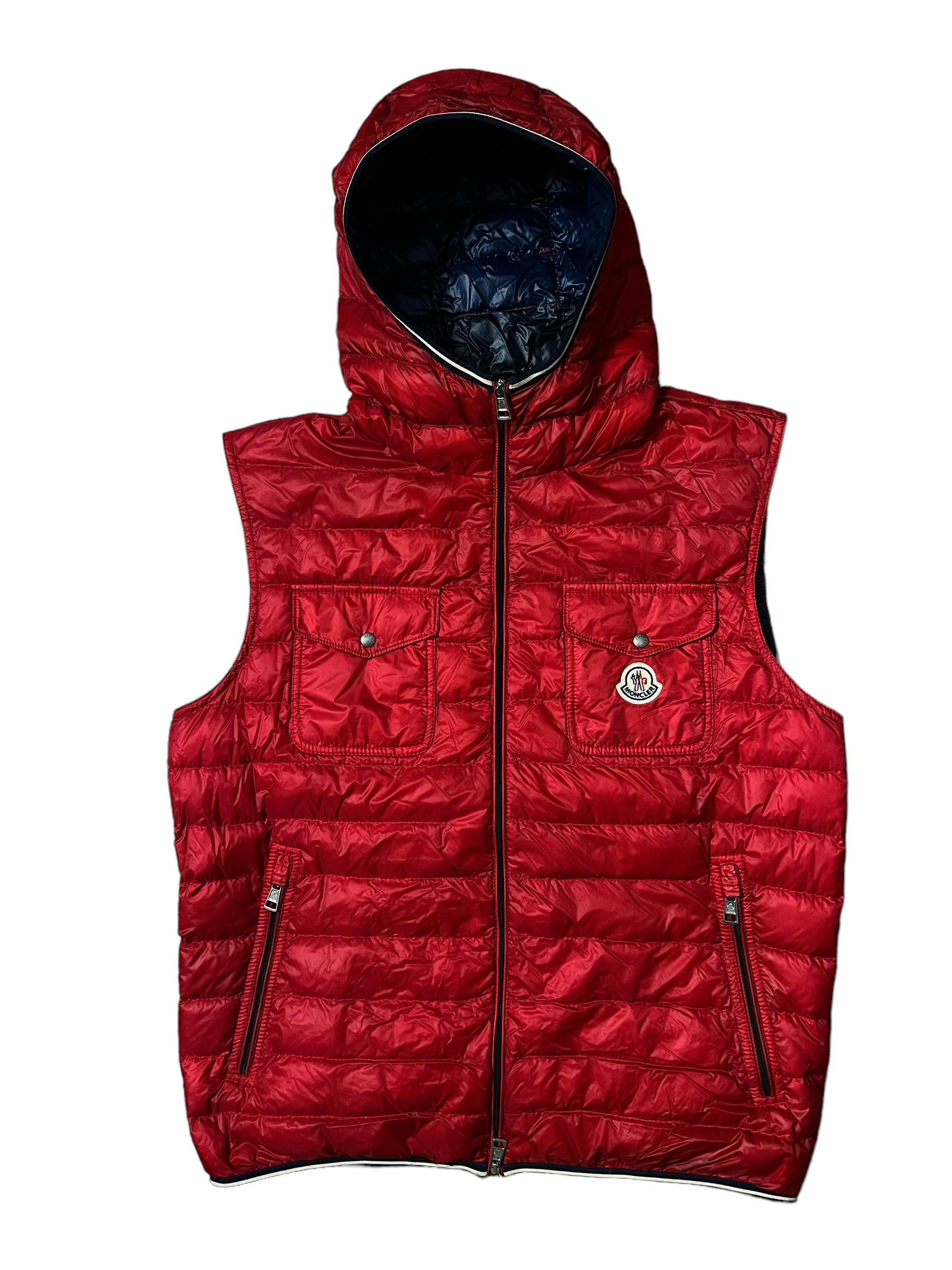 DOUDOUNE À CAPUCHE SANS MANCHES MONCLER - NB08