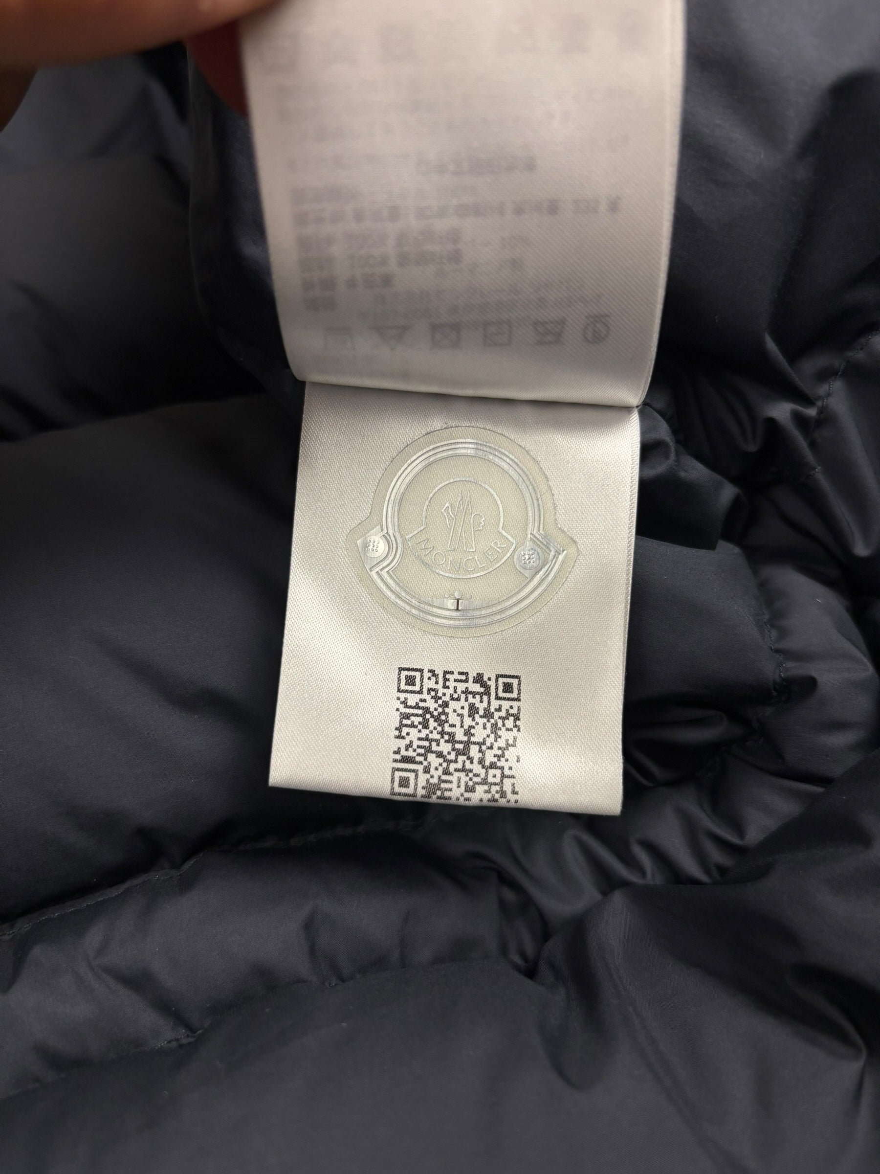 DOUDOUNE MONCLER BAUGES - MARINE - TAILLE 2