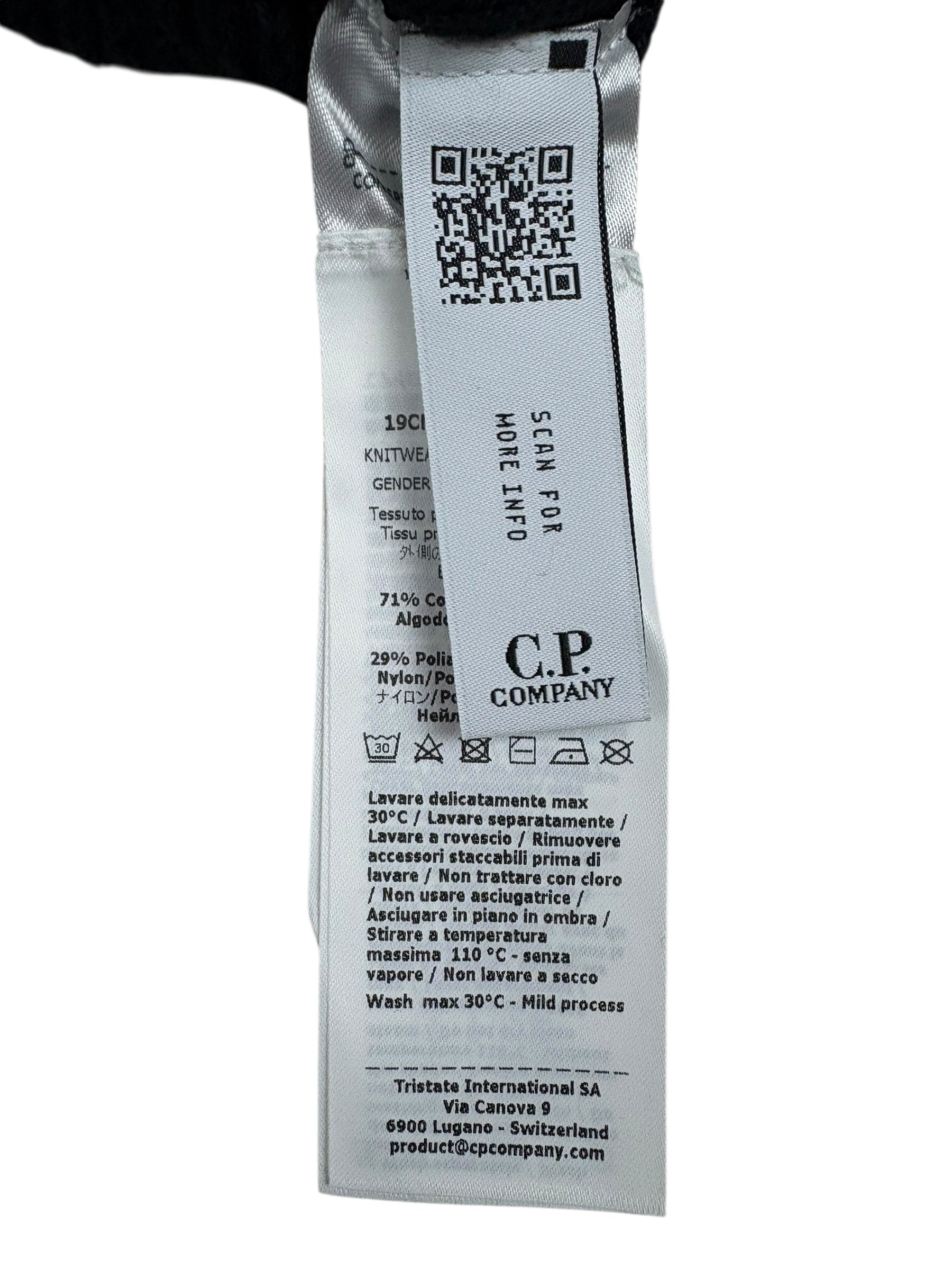 PULL C.P COMPANY - NOIR - NEUF