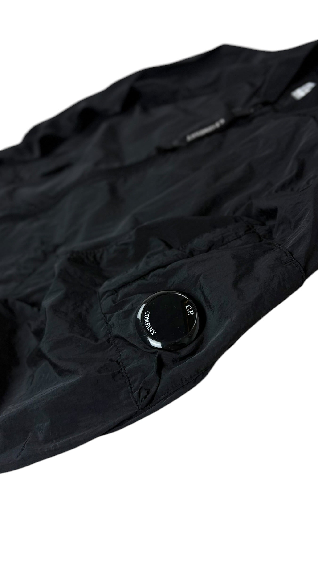 VESTE C.P COMPANY CR-L GARMENT DYEING - NOIR - TAILLE 12 ANS