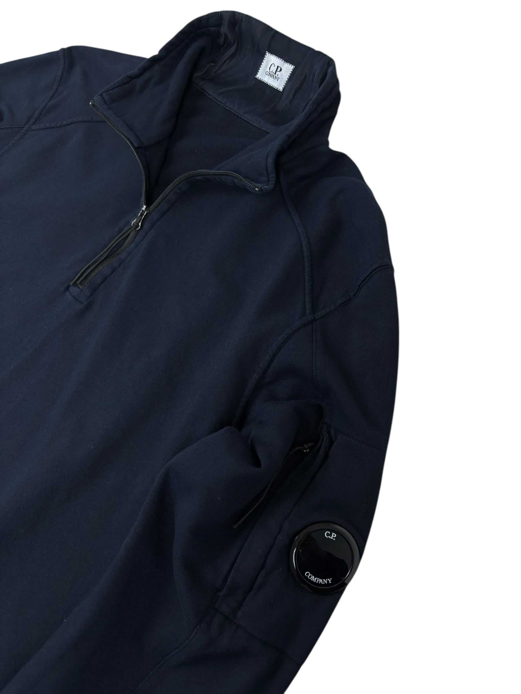 PULL ZIPPÉ C.P COMPANY - MARINE - TAILLE S