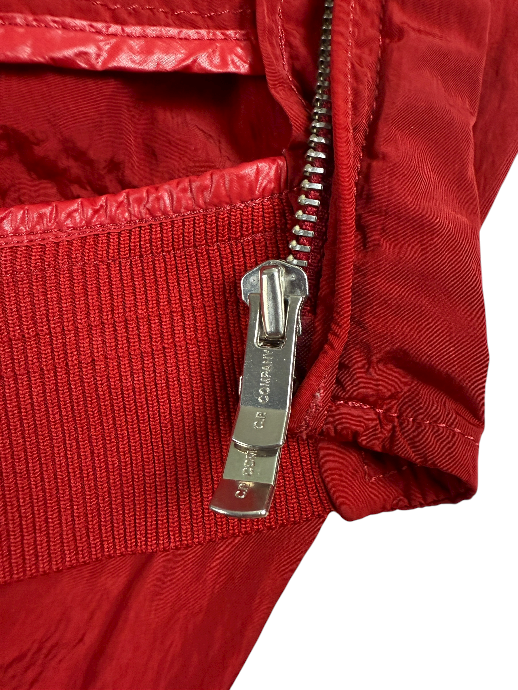 VESTE VINTAGE C.P COMPANY GOGGLE JACKET - ROUGE - TAILLE 50