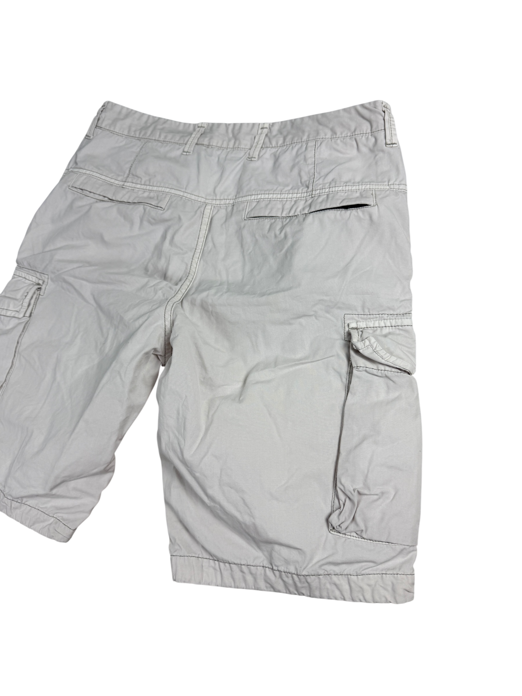 SHORT CARGO STONE ISLAND - CRÈME - W31