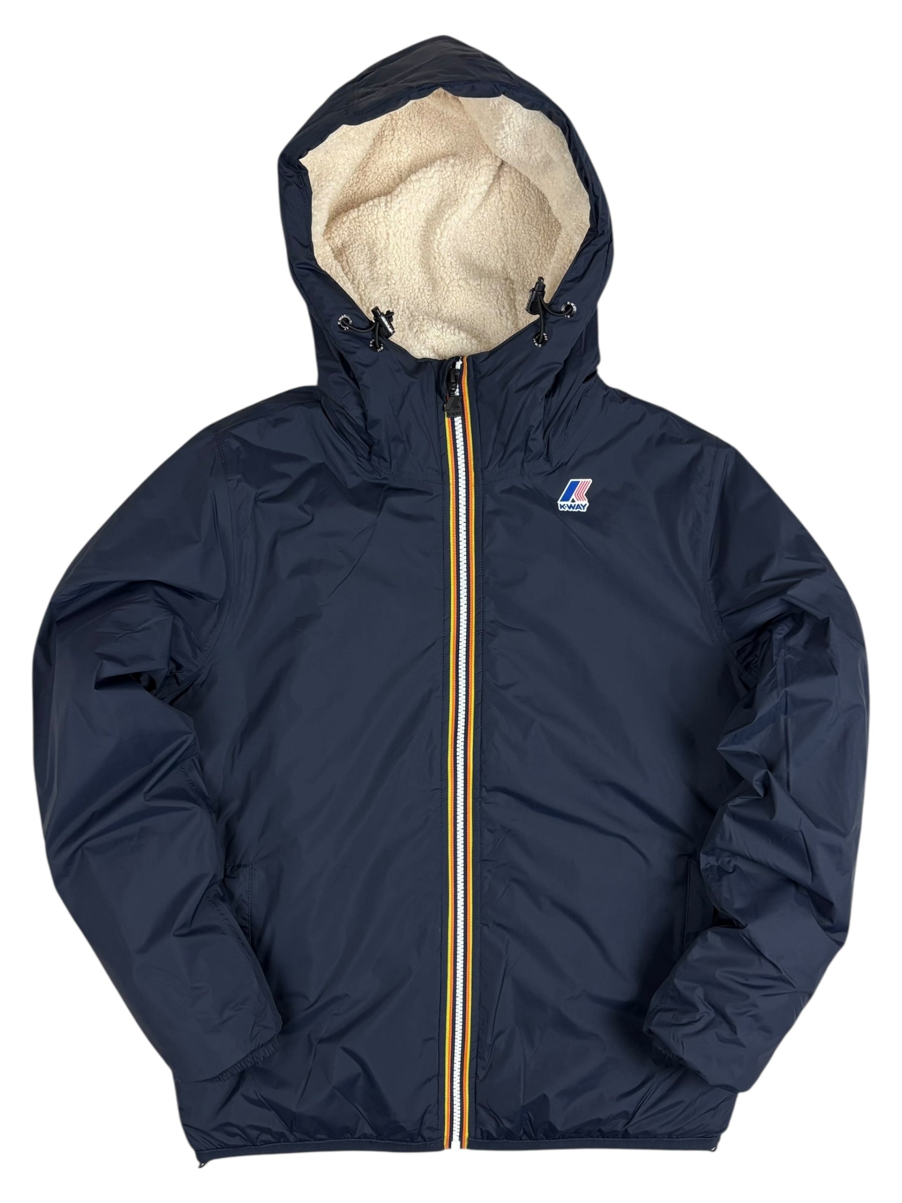 VESTE K-WAY LE VRAI 4.0 CLAUDE ORSETTO - BLUE DEPTH - NEUF