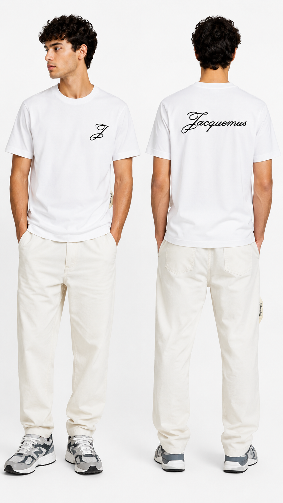 T-shirt Logo Jacquemus - Blanc - Neuf