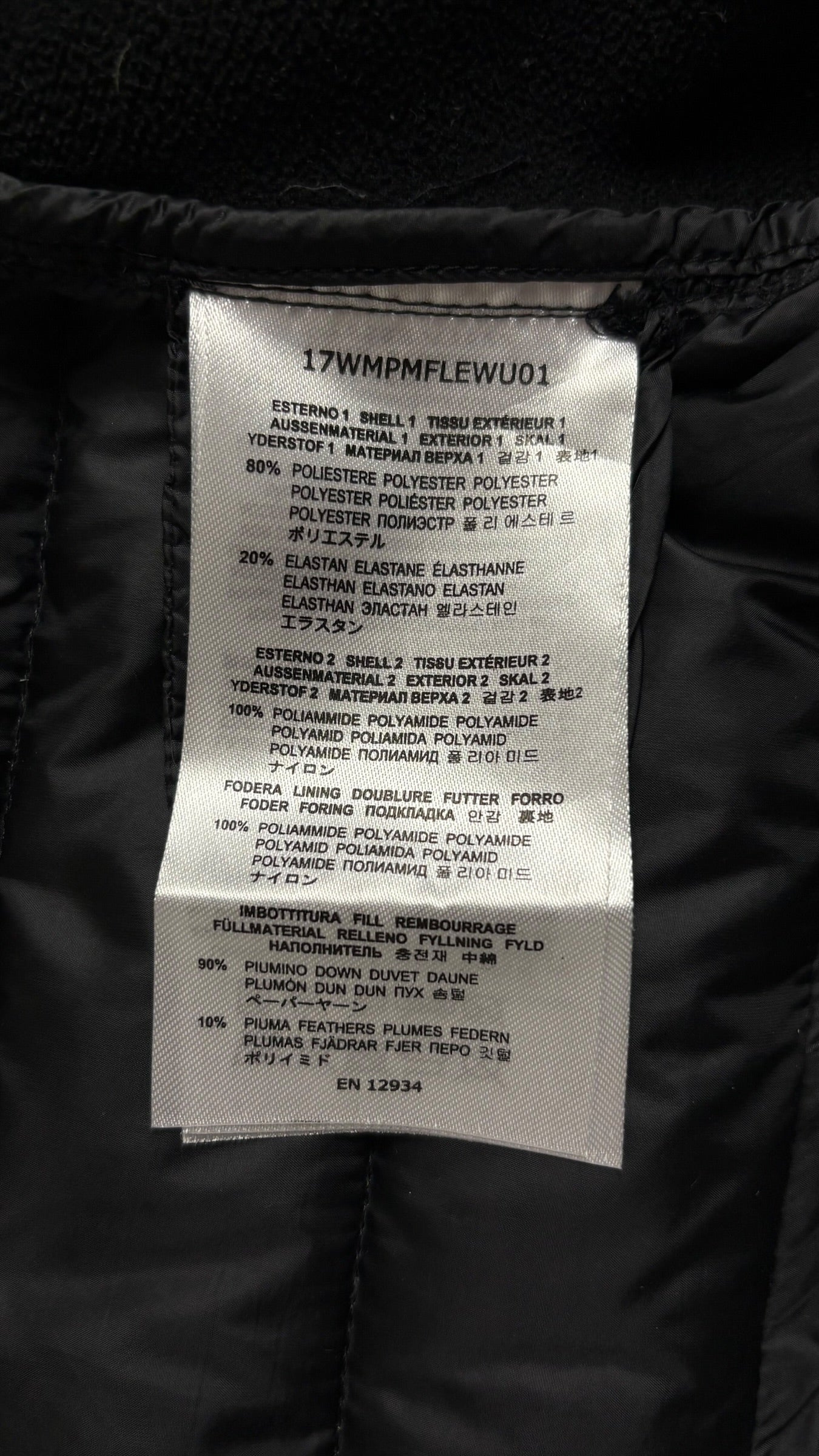 VESTE HYBRIDE PARAJUMPERS JAYDEN - NOIR - TAILLE M