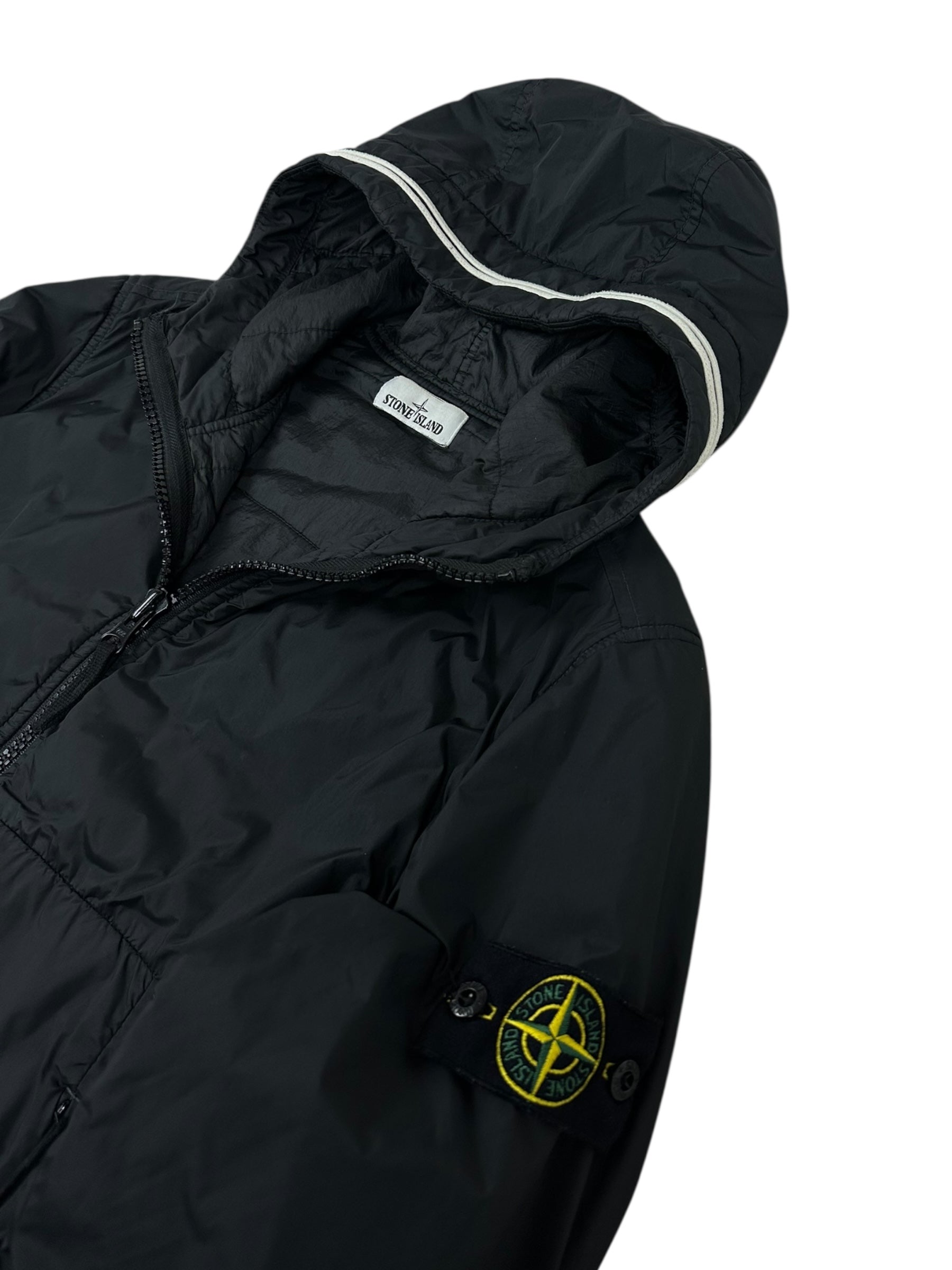 VESTE STONE ISLAND GARMENT DYED CRINKLE REPS NY WITH PRIMALOFT-TC - NOIR - TAILLE S