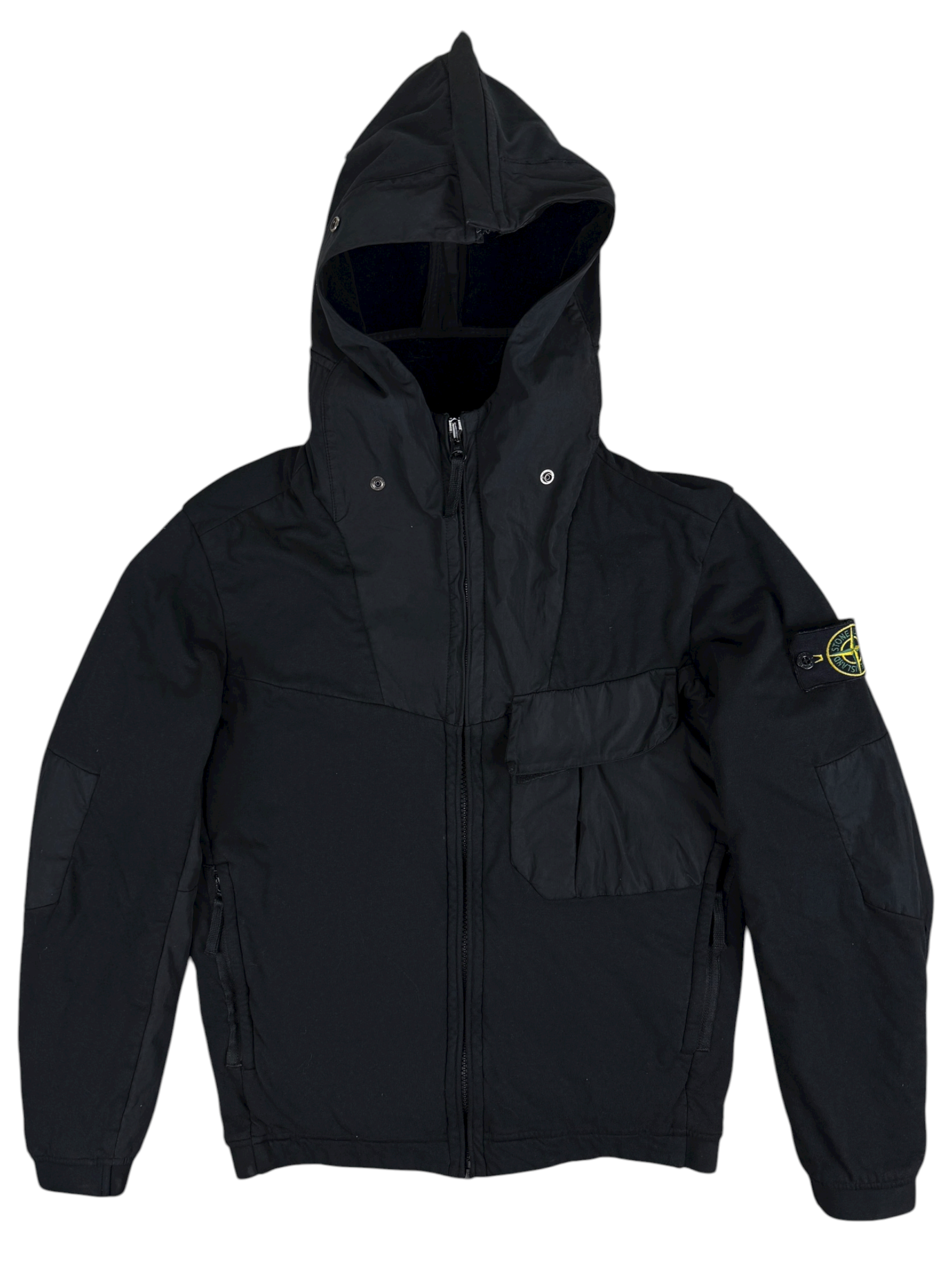 VESTE STONE ISLAND JERSEY SHELL - NOIR- TAILLE S