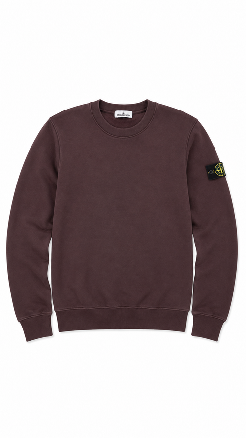Pull crewneck Stone Island - Bordeaux - Taille M